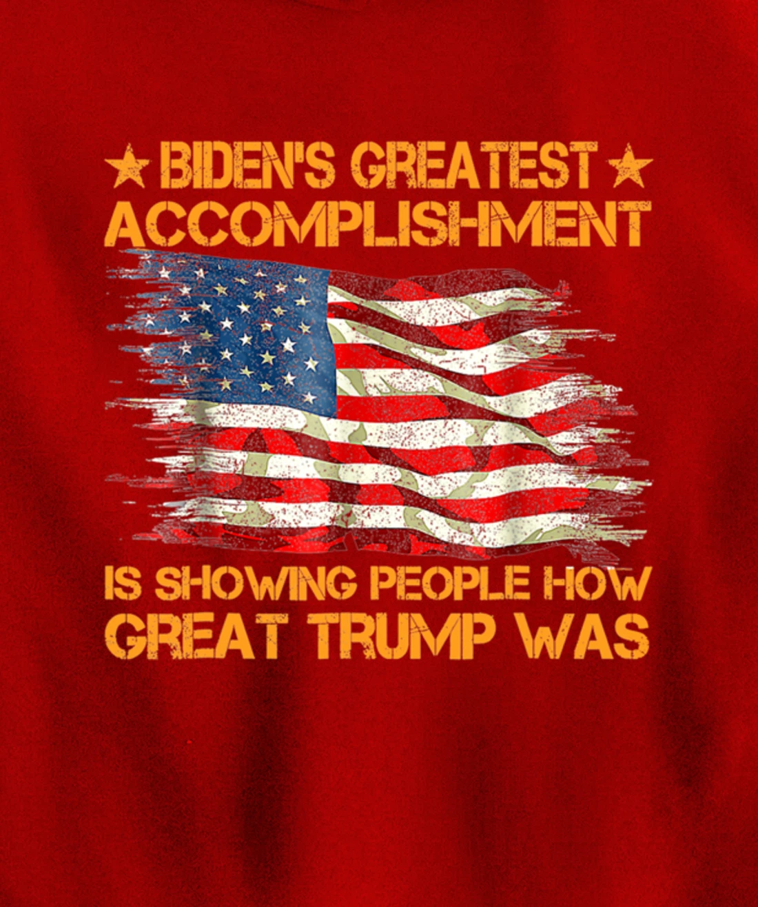 Funny biden's greatest accomplishment is showing Trump 2024 Pullover Hoodie