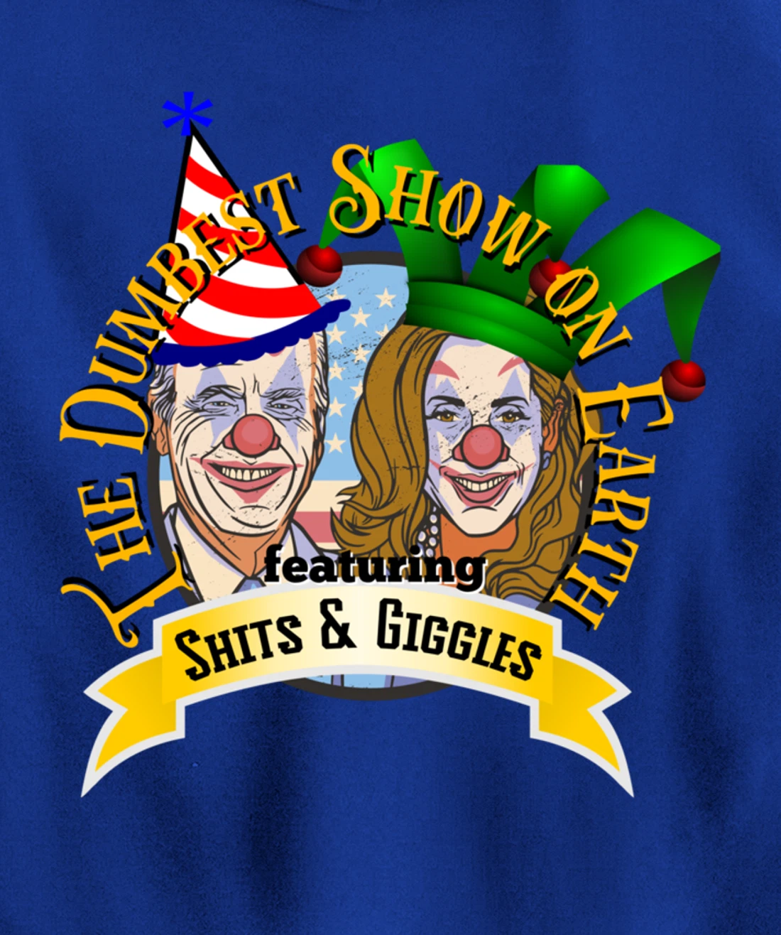 Biden Jingle Joe Giggles Circus Trump 2024 Conservative Pullover Hoodie