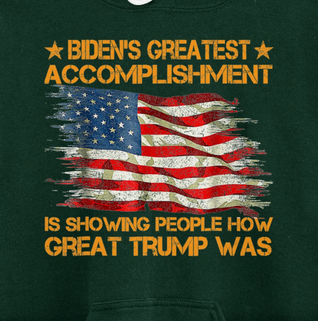 Funny biden's greatest accomplishment is showing Trump 2024 Pullover Hoodie