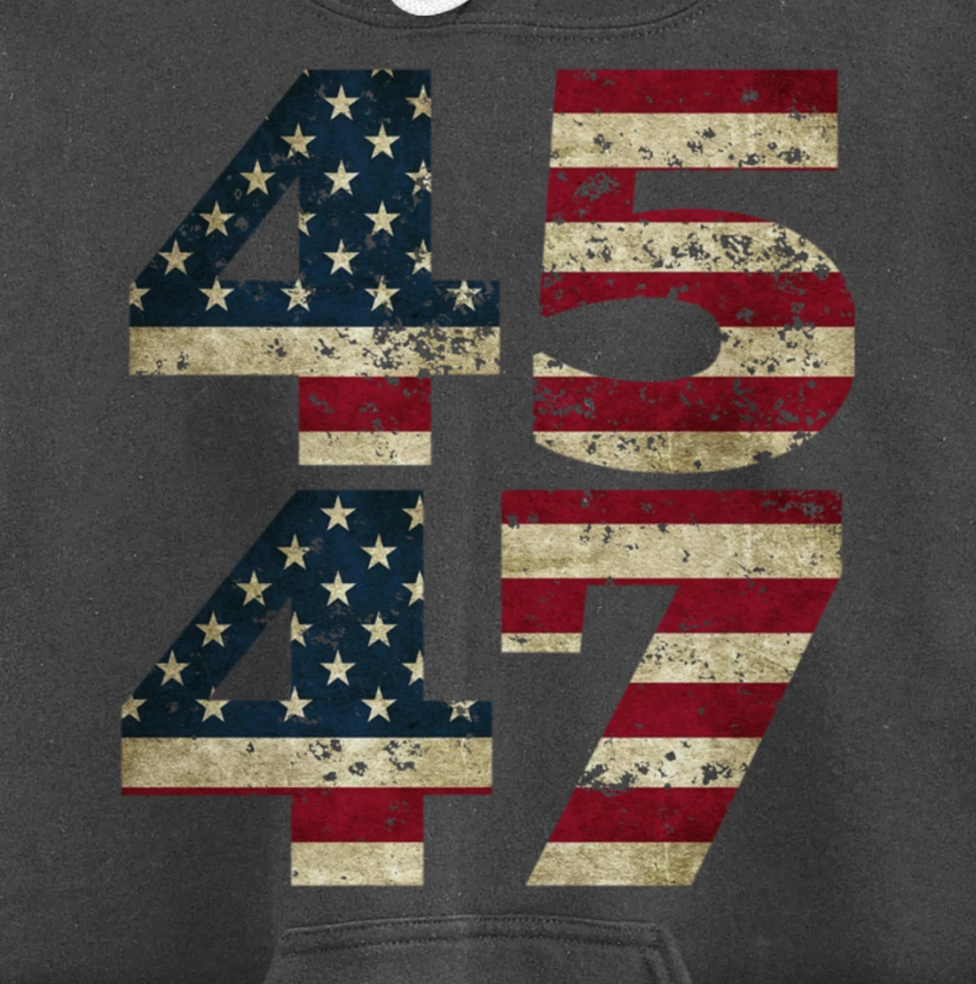 45 47 Trump 2024 President Republican Support Pullover Hoodie