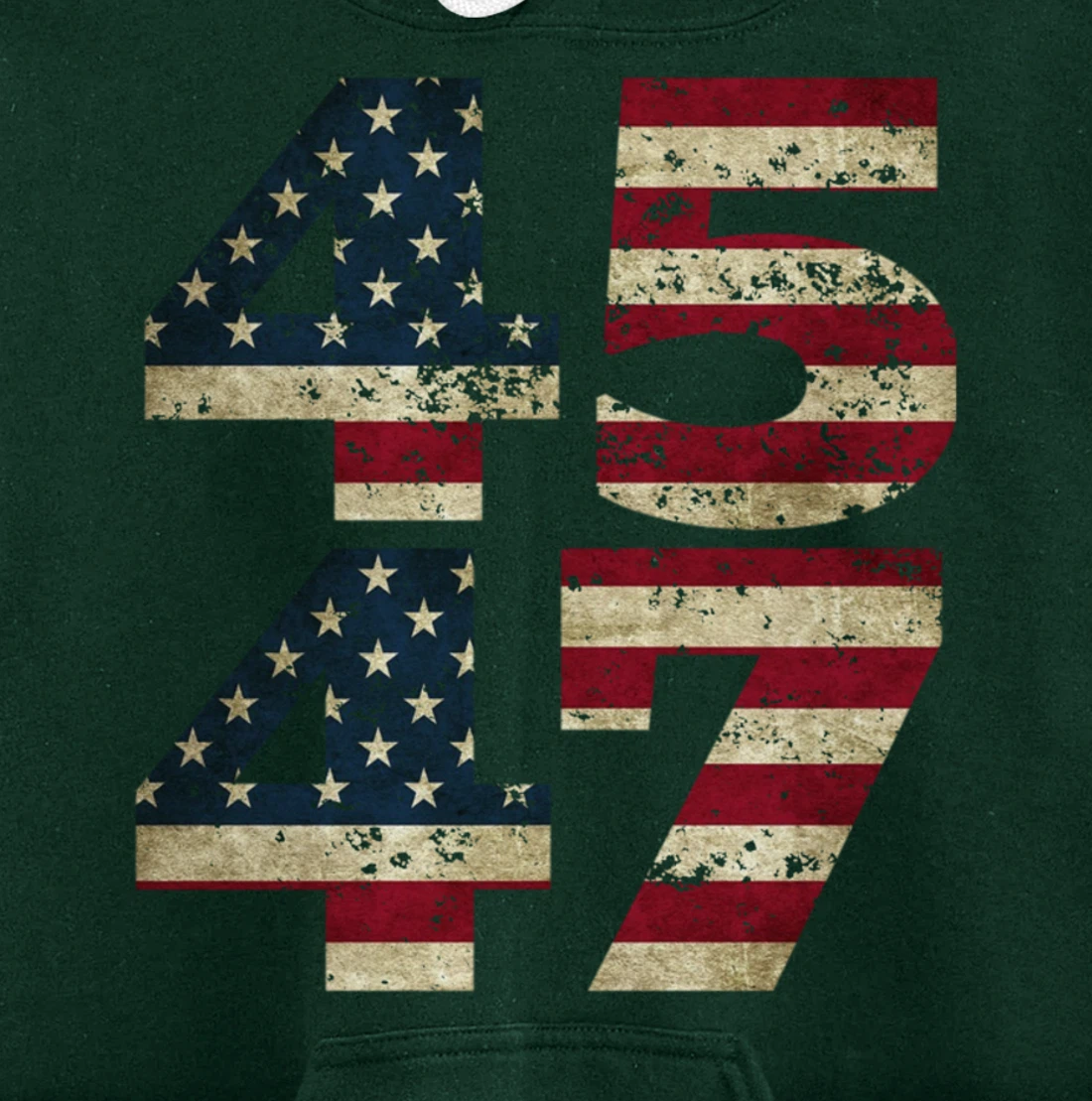 45 47 Trump 2024 President Republican Support Pullover Hoodie