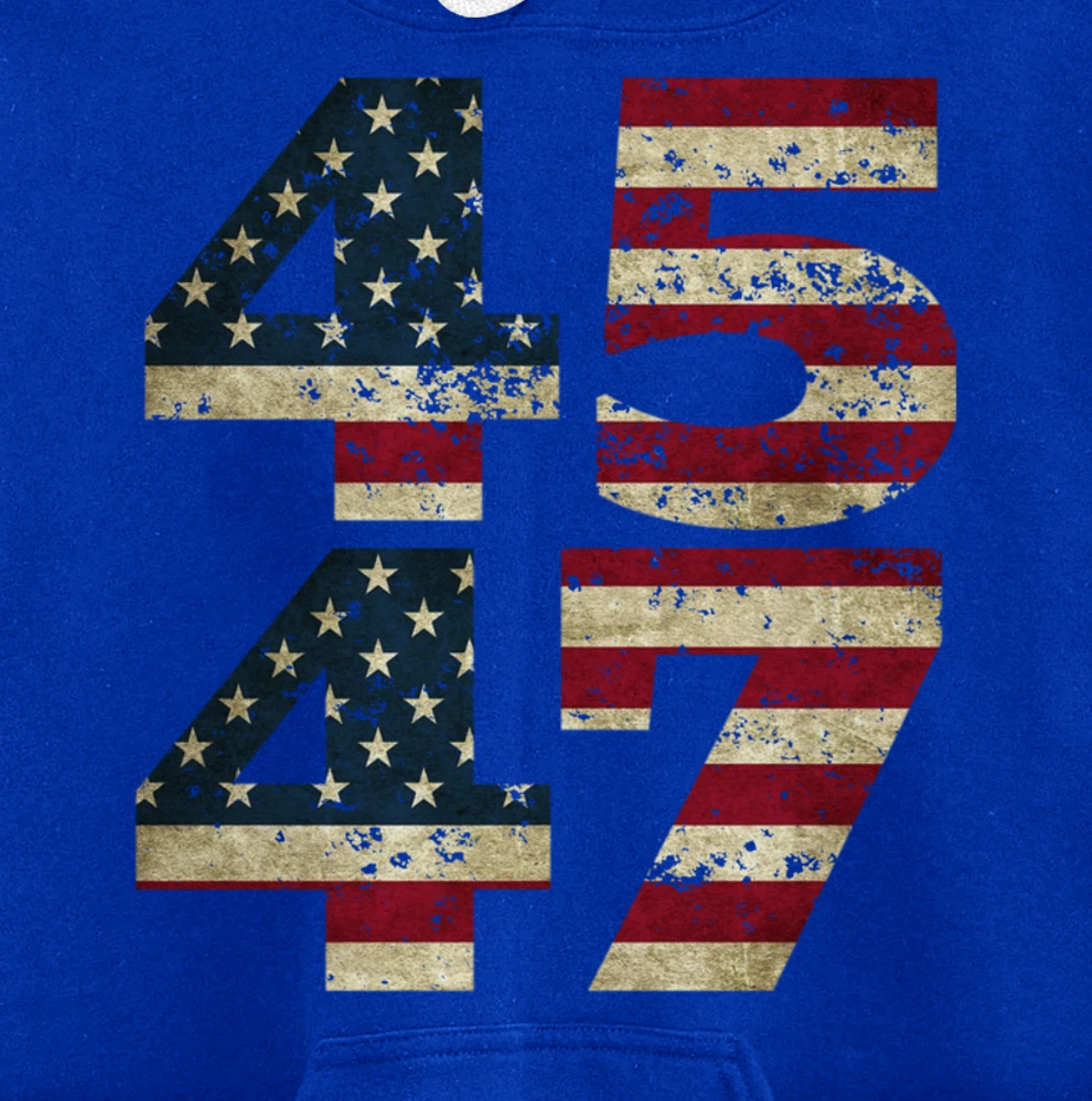 45 47 Trump 2024 President Republican Support Pullover Hoodie