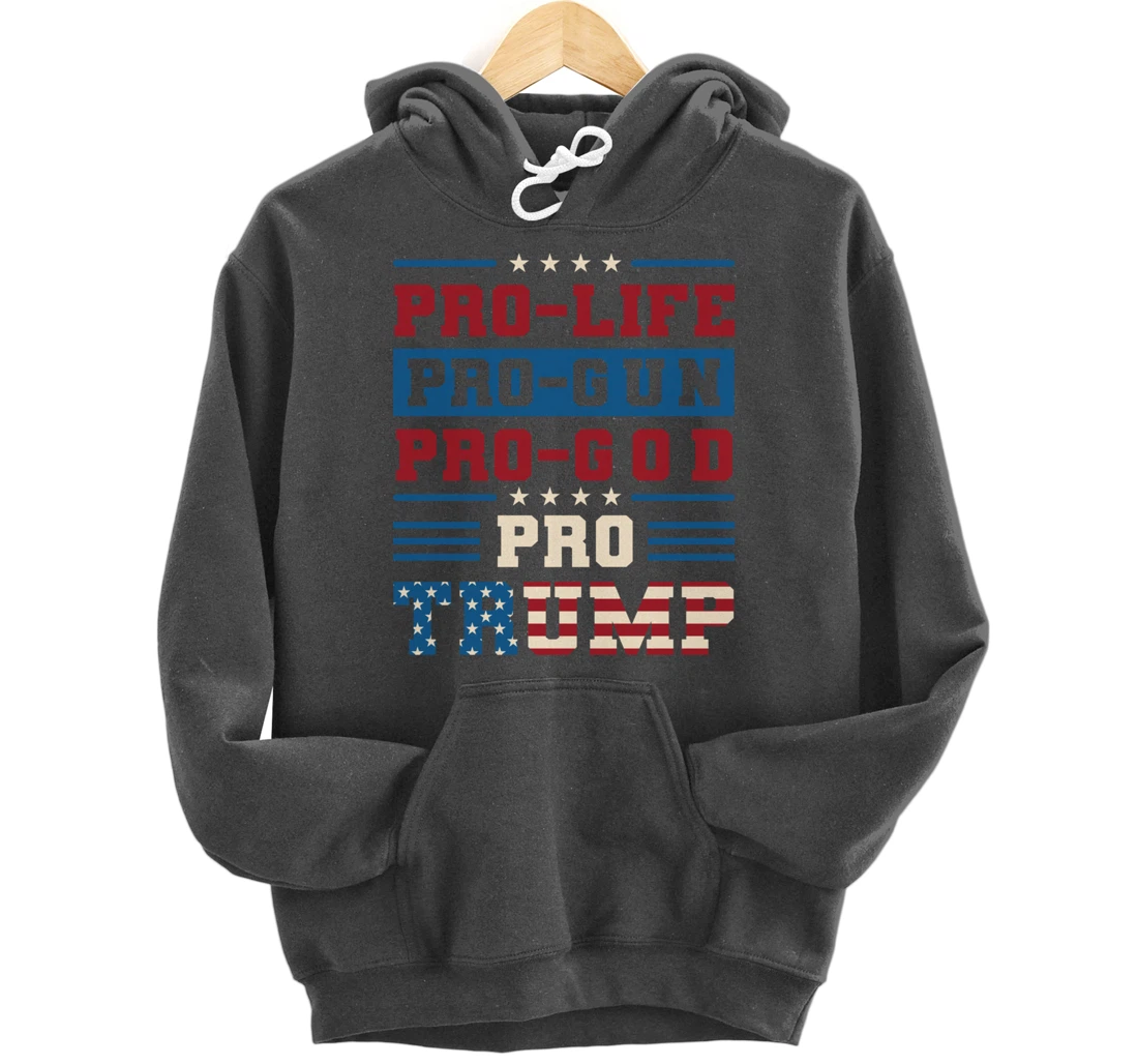 Pro Trump 2024 Pullover Hoodie