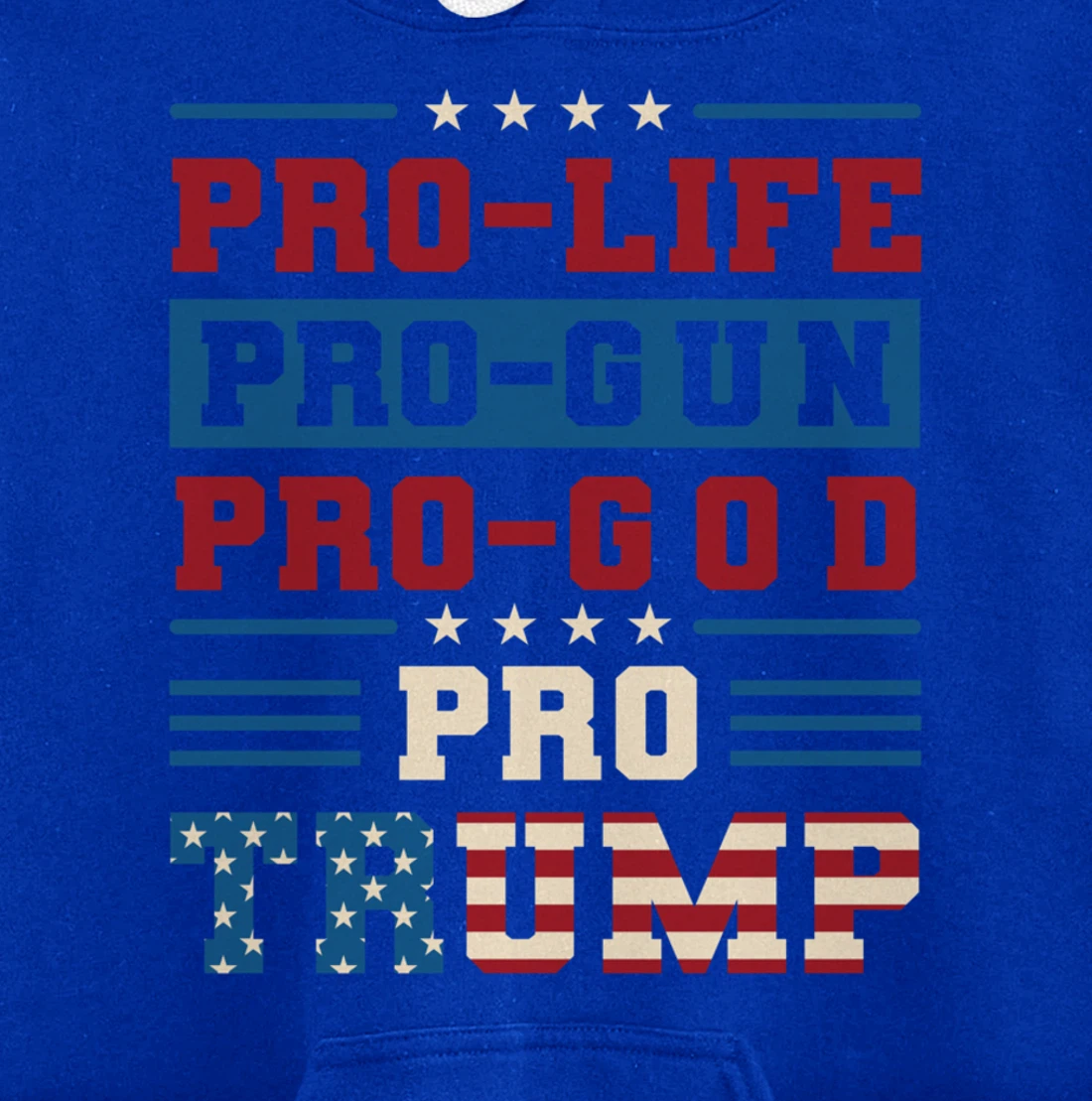 Pro Trump 2024 Pullover Hoodie