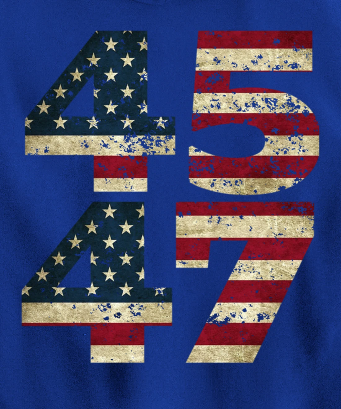 45 47 Trump 2024 President Republican Support Pullover Hoodie