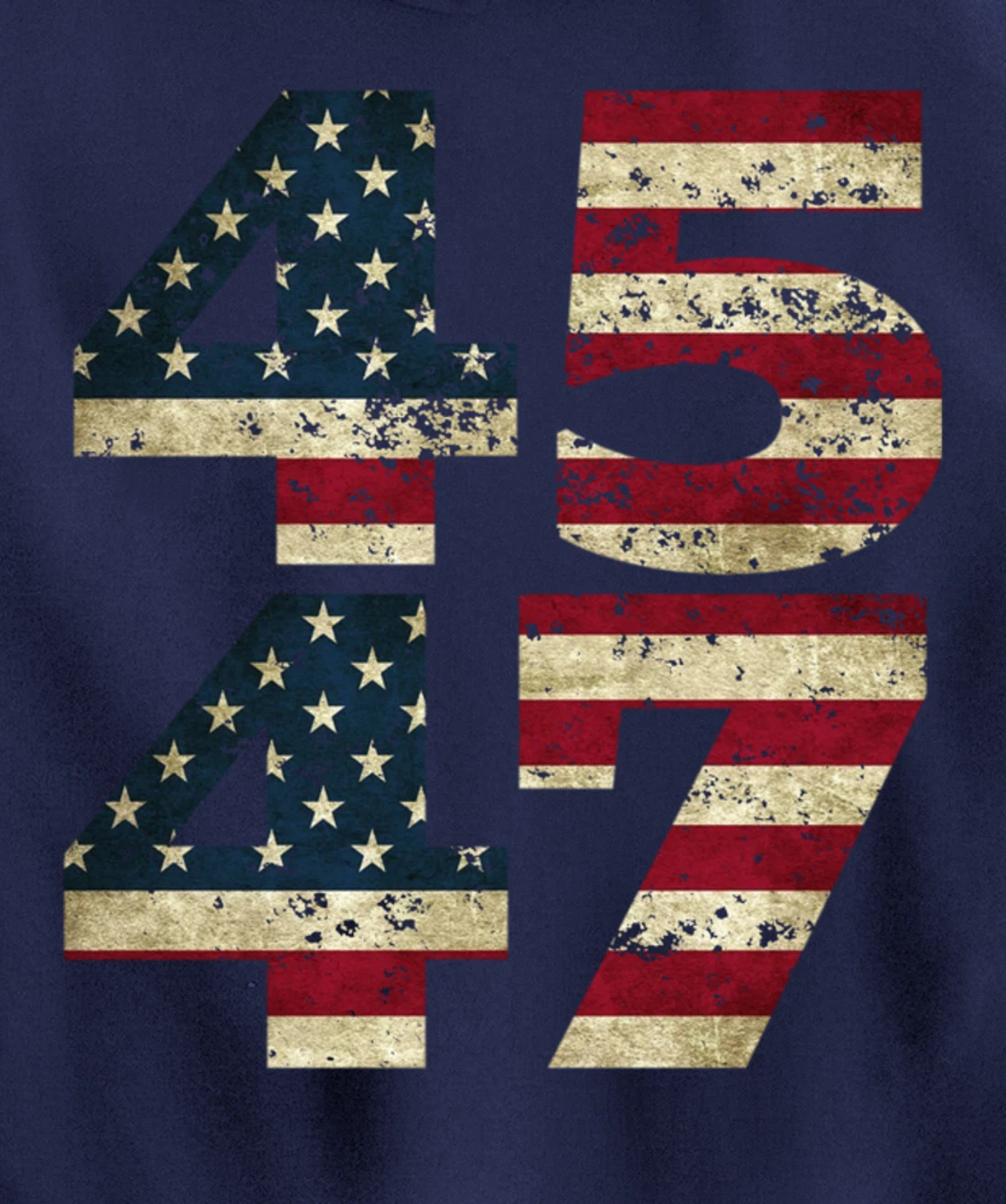 45 47 Trump 2024 President Republican Support Pullover Hoodie