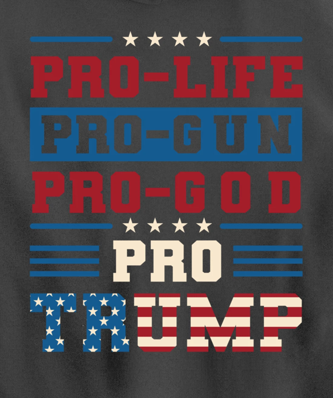 Pro Trump 2024 Pullover Hoodie