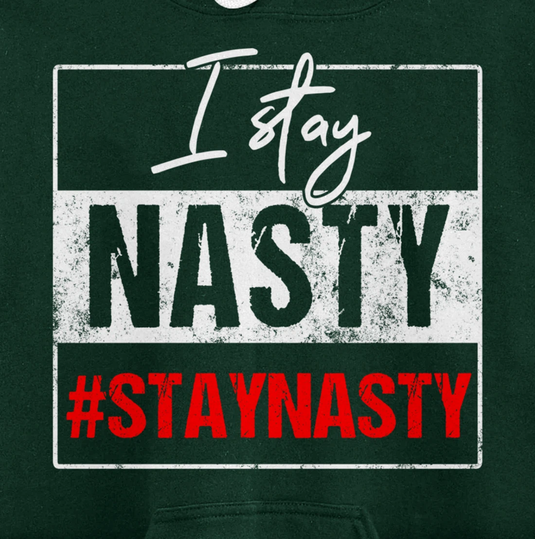 I Stay Nasty #Stay Nasty & Resist - Never Trump, Anti-trump Pullover Hoodie