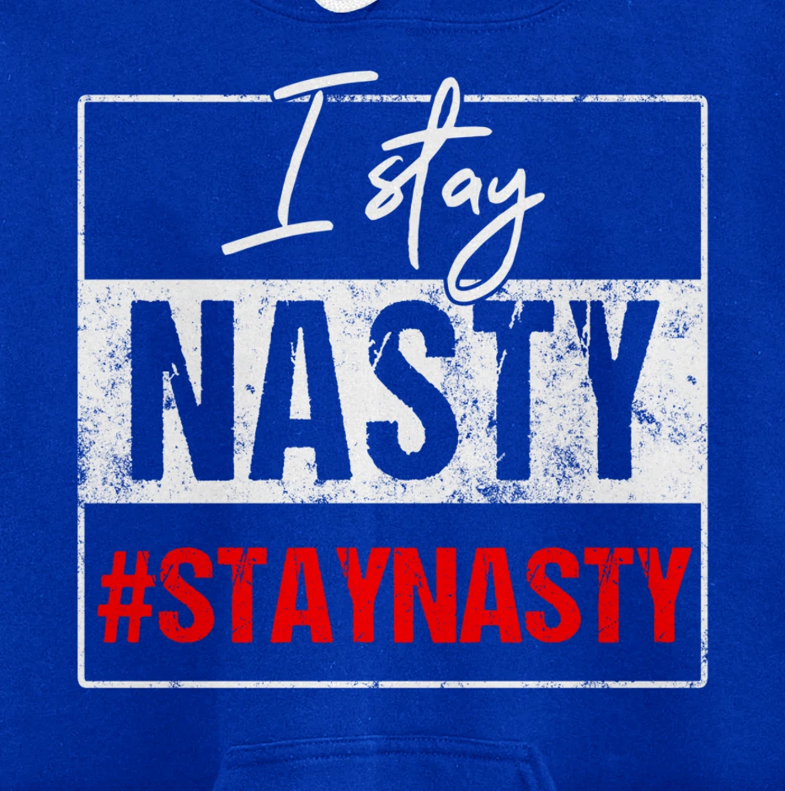 I Stay Nasty #Stay Nasty & Resist - Never Trump, Anti-trump Pullover Hoodie
