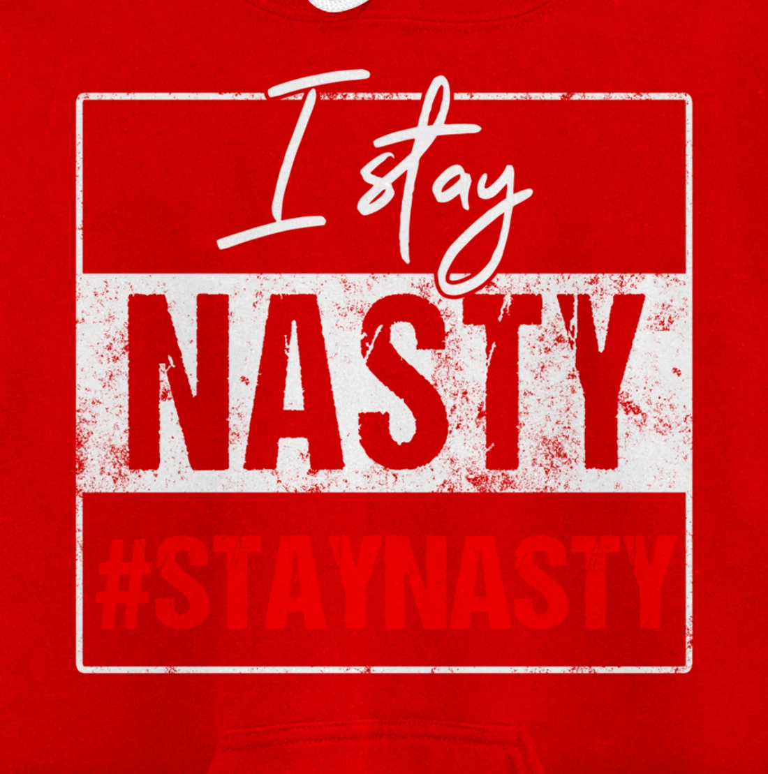 I Stay Nasty #Stay Nasty & Resist - Never Trump, Anti-trump Pullover Hoodie