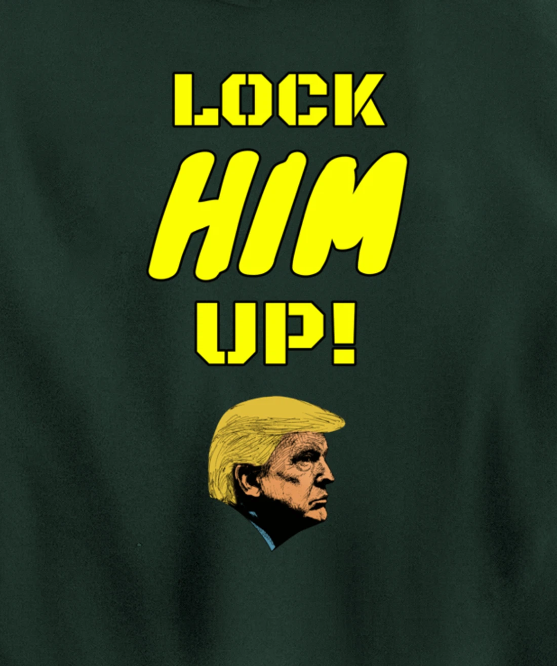 Lock HIM Up! Impeachment and jail are coming for Trump Pullover Hoodie