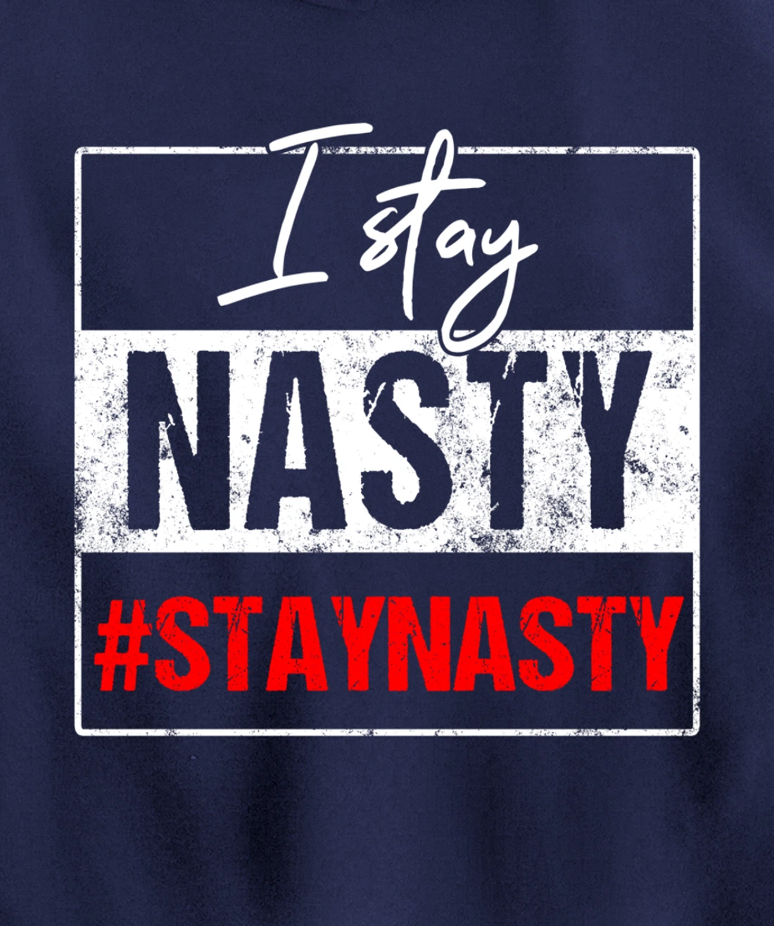 I Stay Nasty #Stay Nasty & Resist - Never Trump, Anti-trump Pullover Hoodie