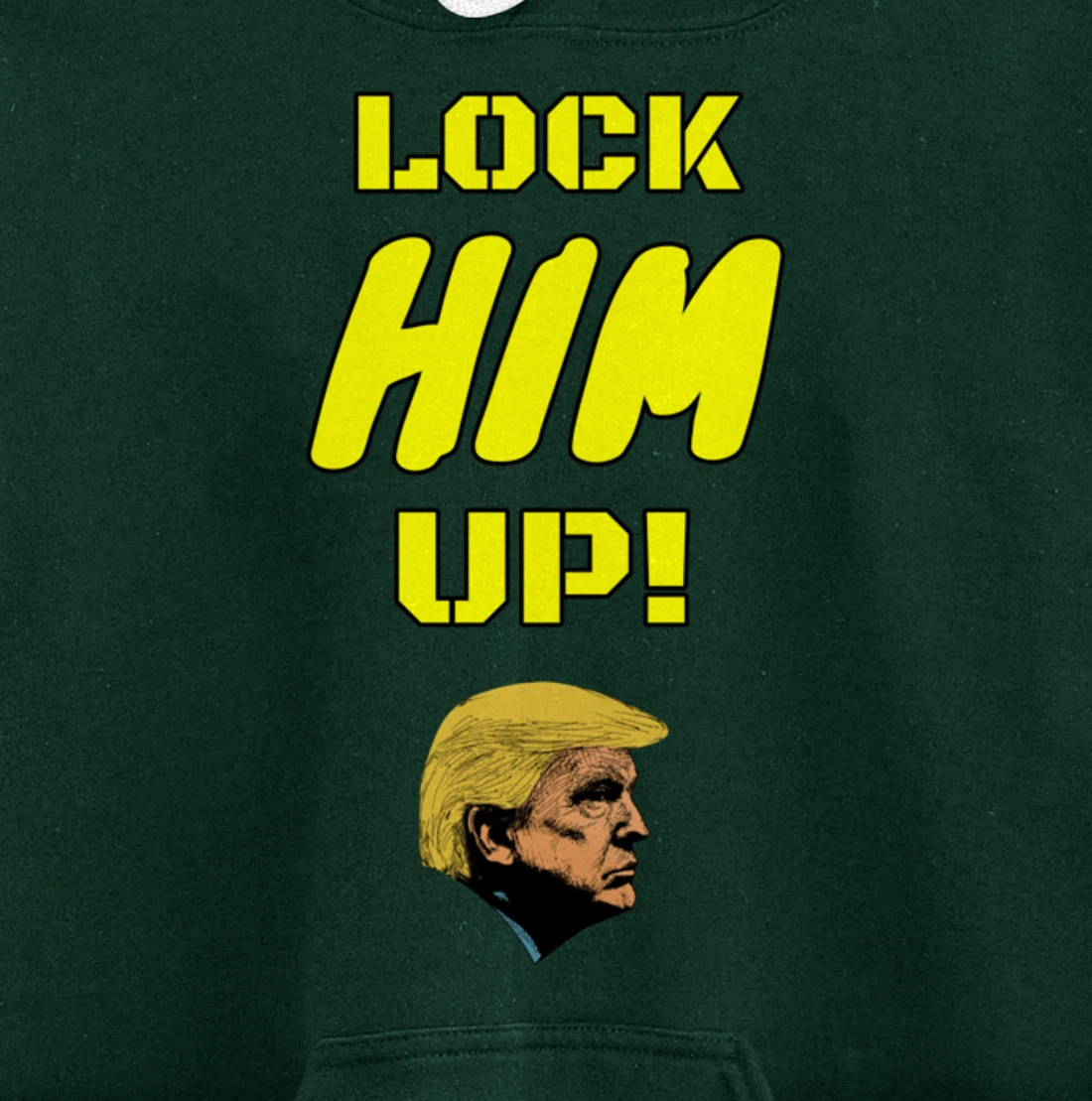 Lock HIM Up! Impeachment and jail are coming for Trump Pullover Hoodie