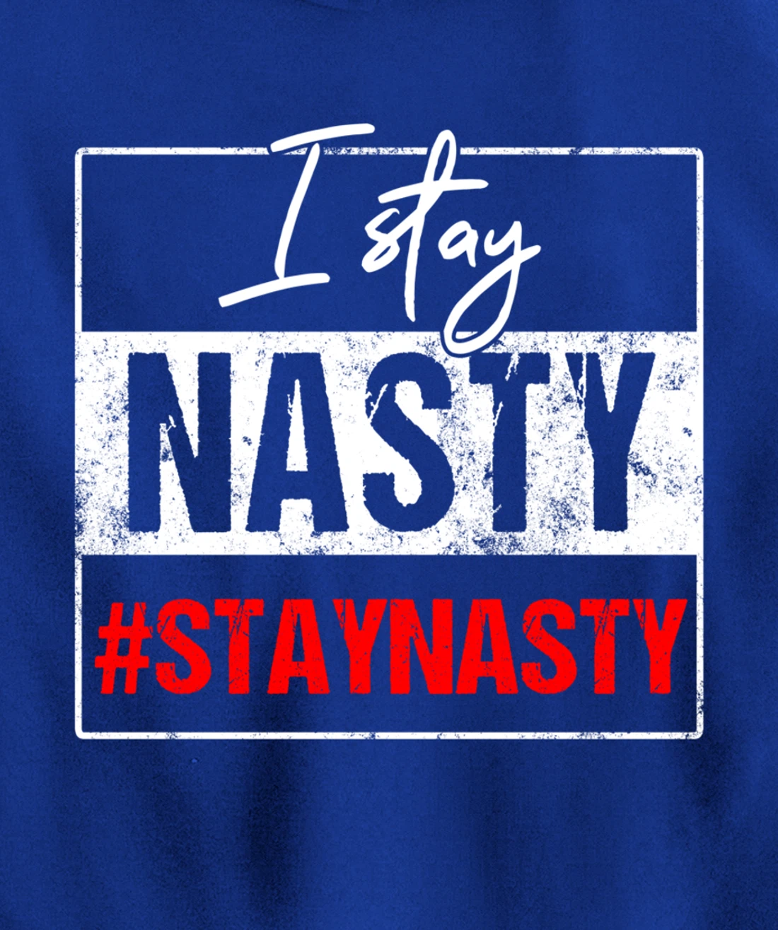 I Stay Nasty #Stay Nasty & Resist - Never Trump, Anti-trump Pullover Hoodie