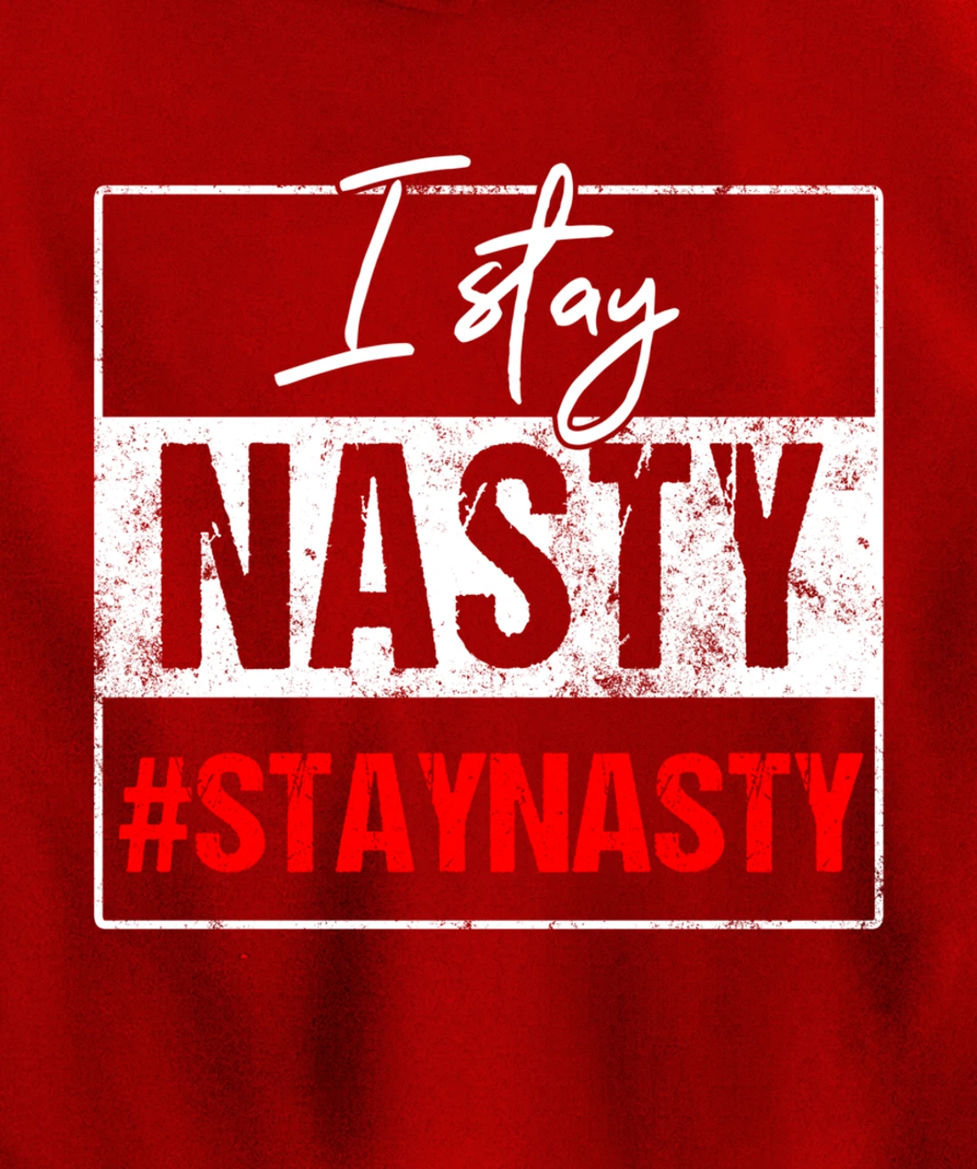 I Stay Nasty #Stay Nasty & Resist - Never Trump, Anti-trump Pullover Hoodie