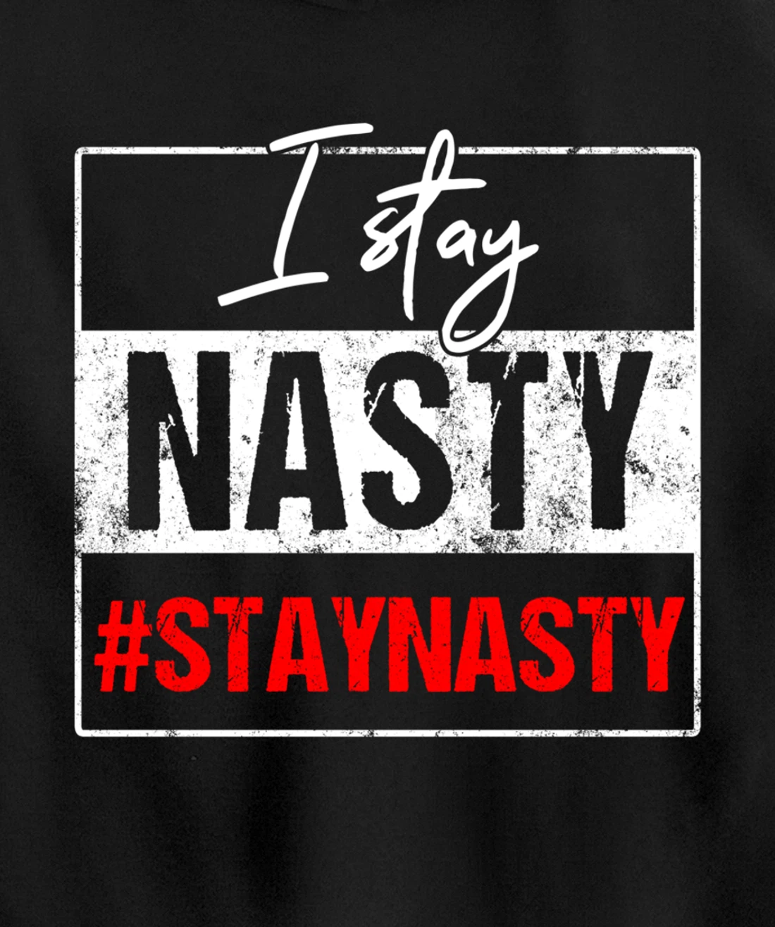 I Stay Nasty #Stay Nasty & Resist - Never Trump, Anti-trump Pullover Hoodie
