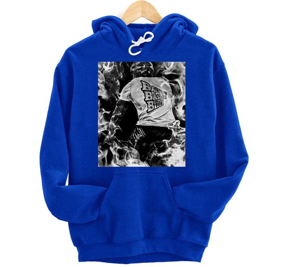 Back to the Basement Biden Trump Bicycle Patriot Republican Pullover Hoodie