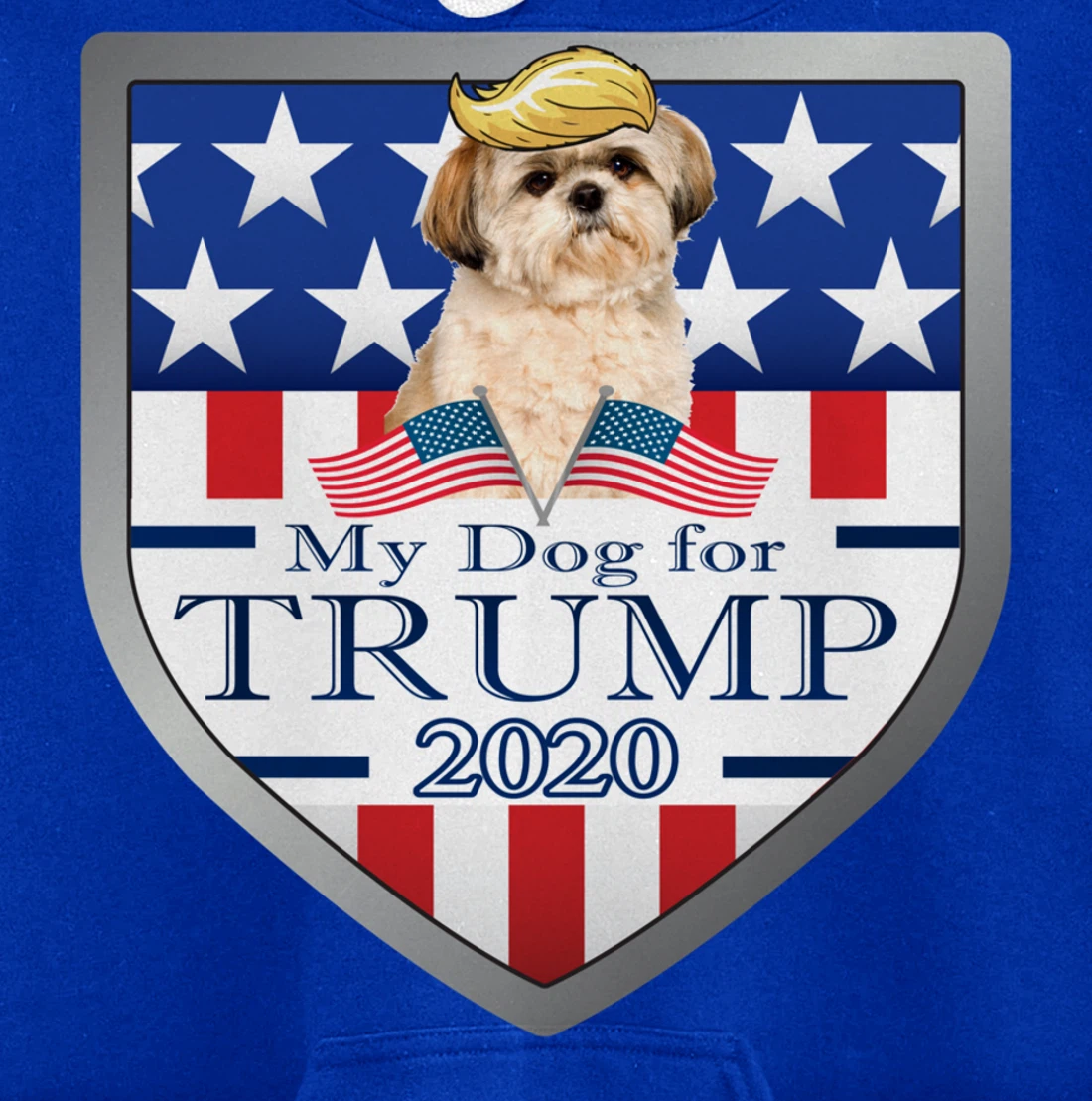 My Shih Tzu For Trump Pullover Hoodie