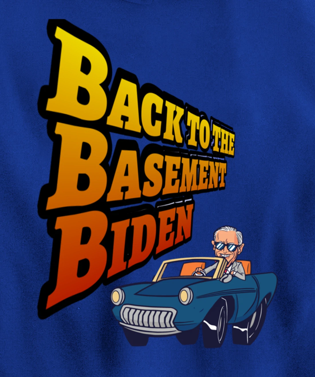 Back to the Basement Biden Trump Bicycle Patriot Republican Pullover Hoodie
