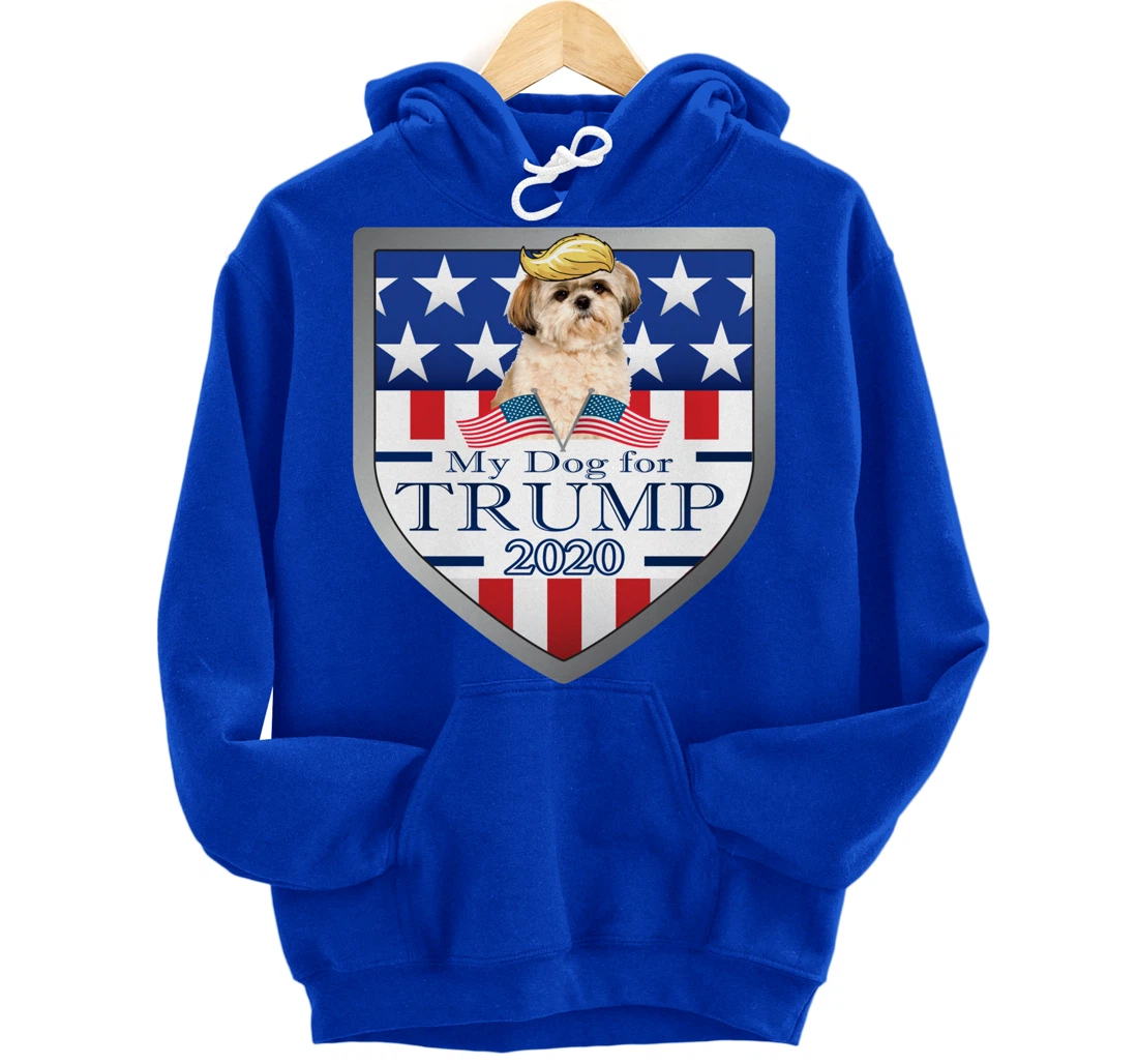 My Shih Tzu For Trump Pullover Hoodie