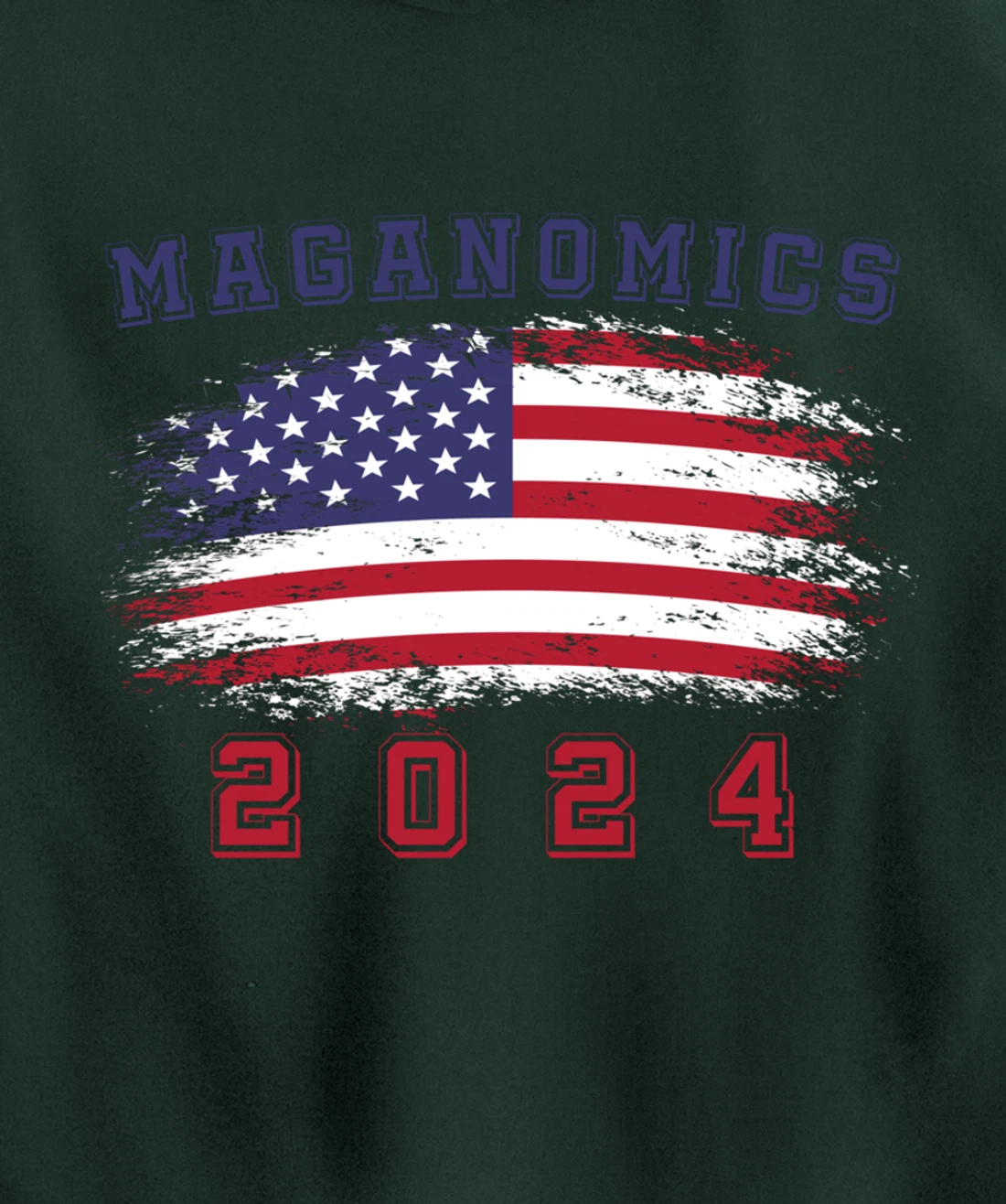 MAGAnomics 2024 Trump For President Pullover Hoodie
