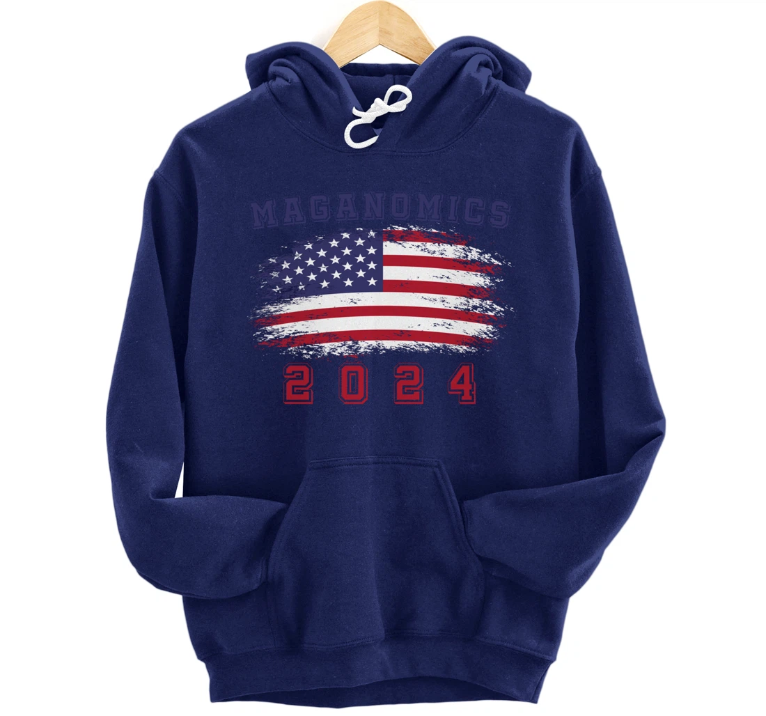 MAGAnomics 2024 Trump For President Pullover Hoodie
