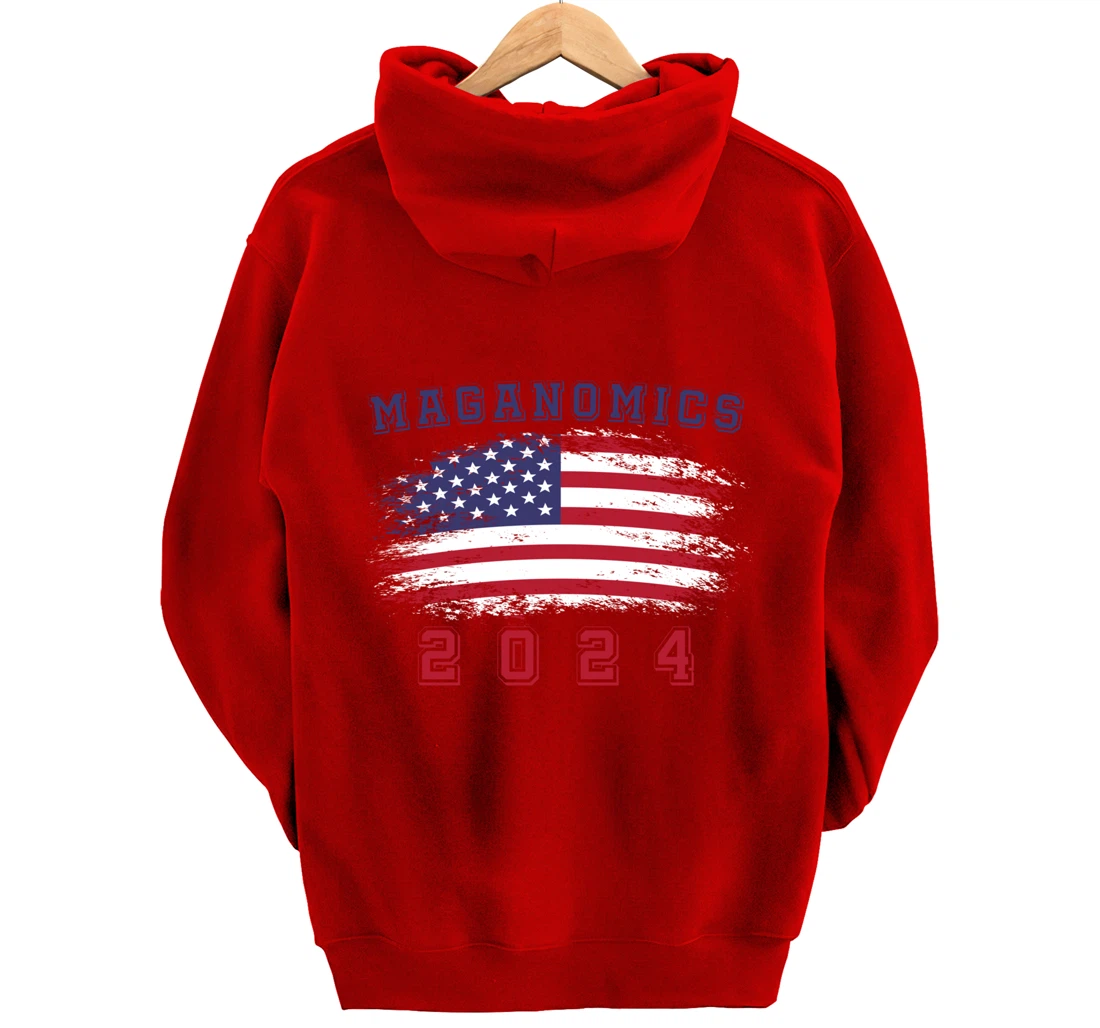 MAGAnomics 2024 Trump For President Pullover Hoodie