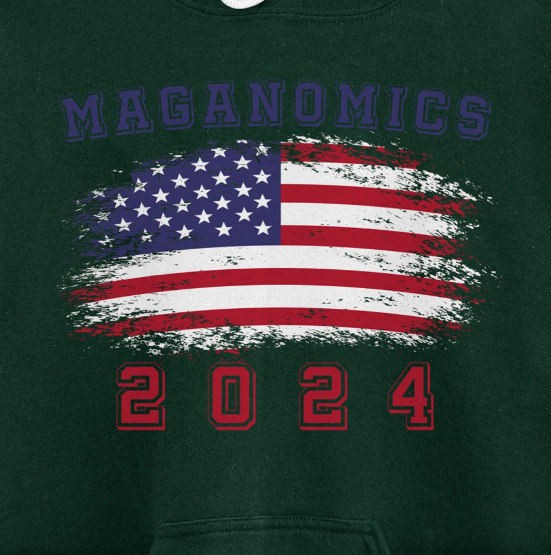 MAGAnomics 2024 Trump For President Pullover Hoodie