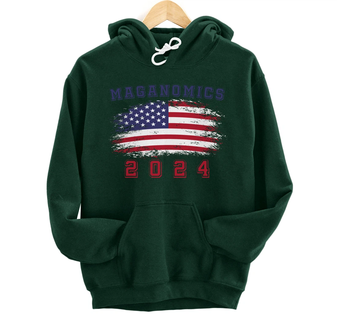 MAGAnomics 2024 Trump For President Pullover Hoodie