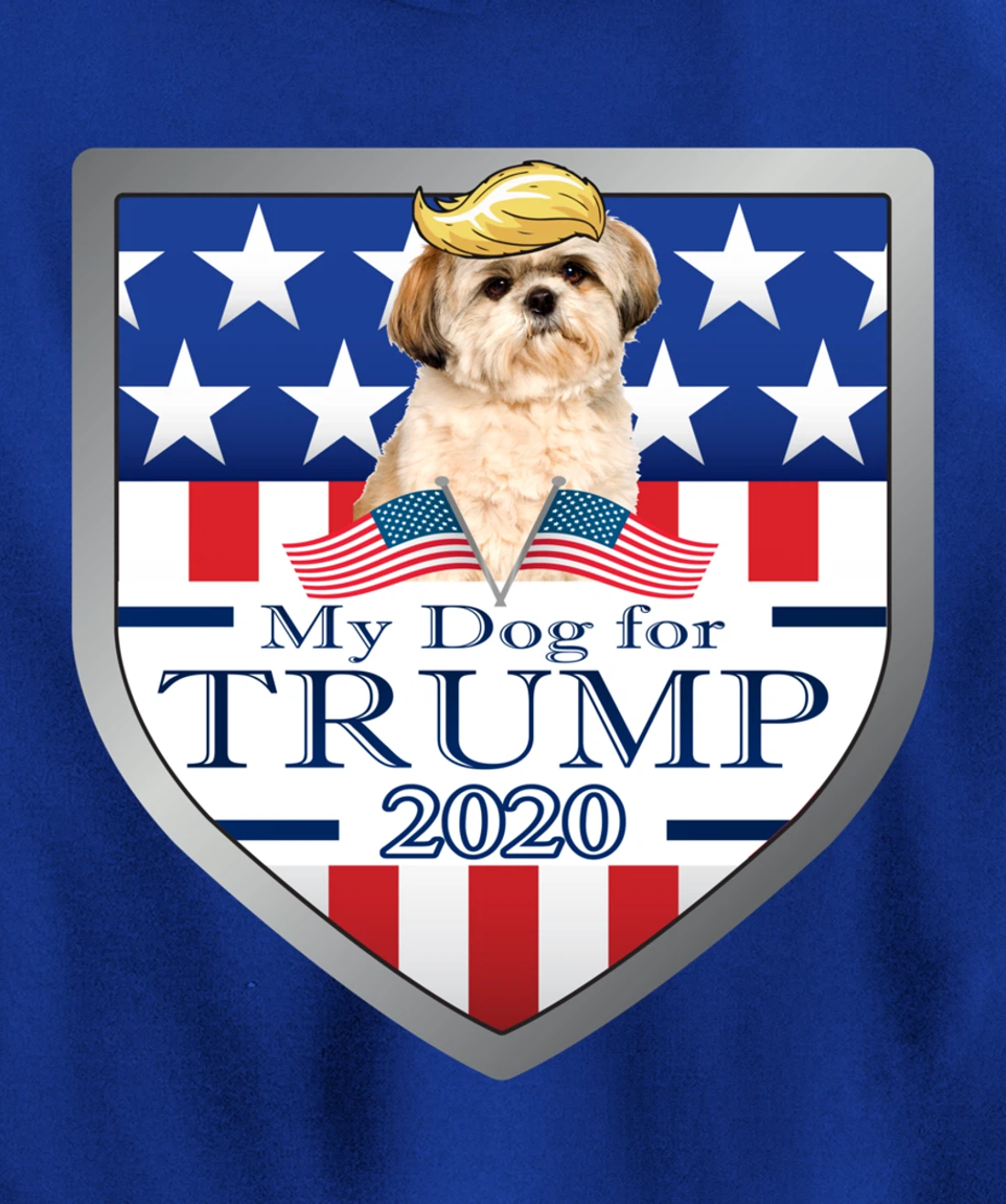 My Shih Tzu For Trump Pullover Hoodie