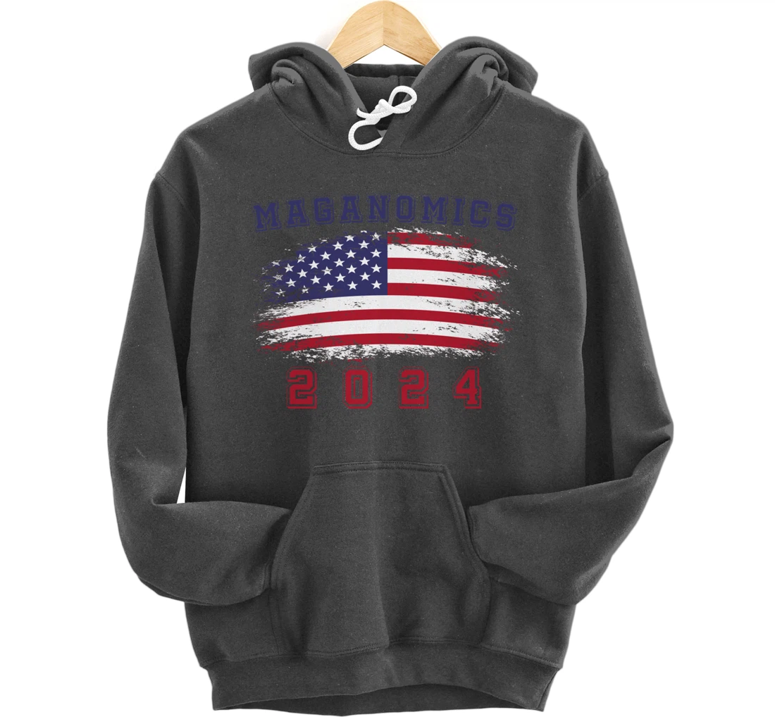 MAGAnomics 2024 Trump For President Pullover Hoodie