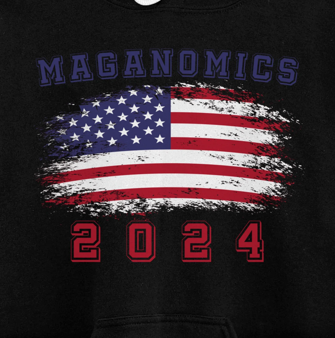 MAGAnomics 2024 Trump For President Pullover Hoodie