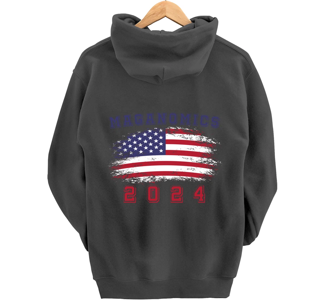 MAGAnomics 2024 Trump For President Pullover Hoodie