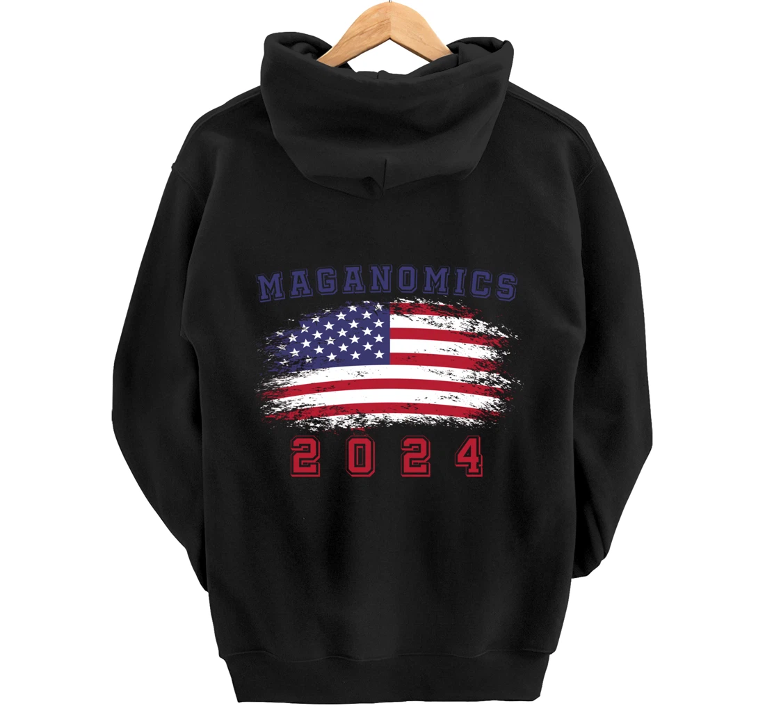 MAGAnomics 2024 Trump For President Pullover Hoodie