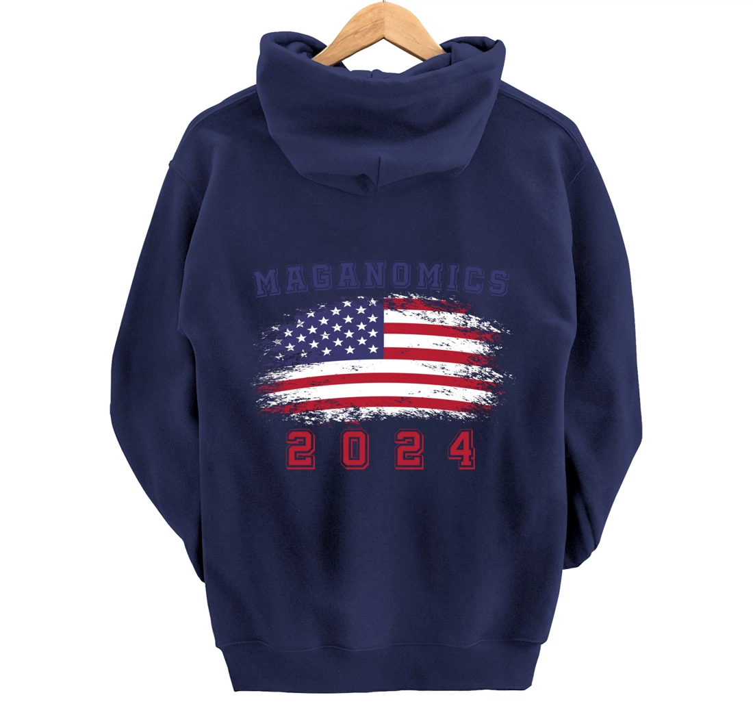 MAGAnomics 2024 Trump For President Pullover Hoodie