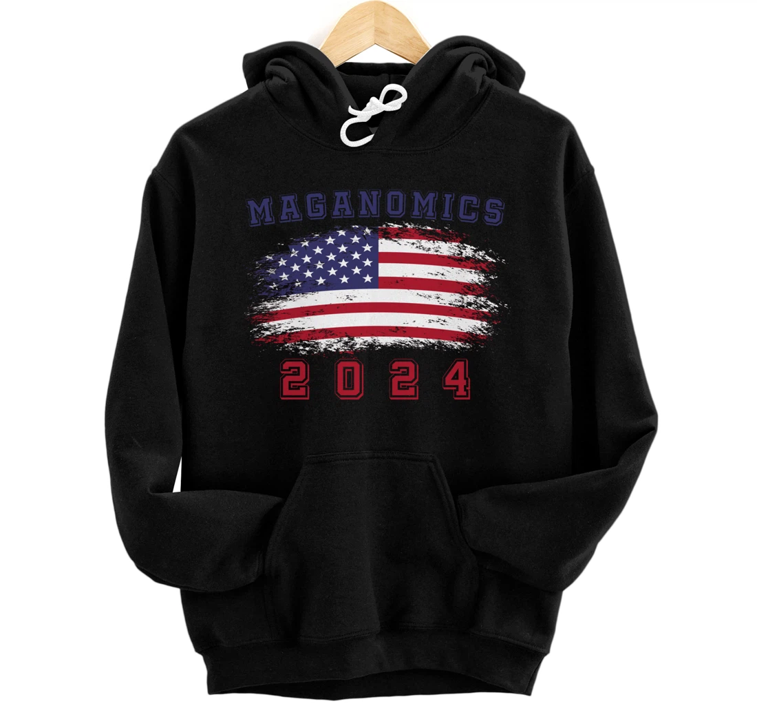 MAGAnomics 2024 Trump For President Pullover Hoodie