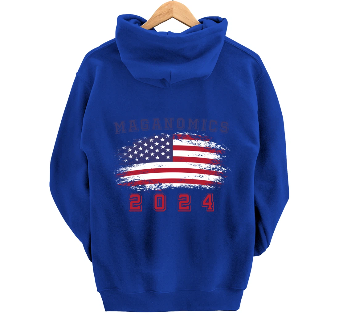 MAGAnomics 2024 Trump For President Pullover Hoodie