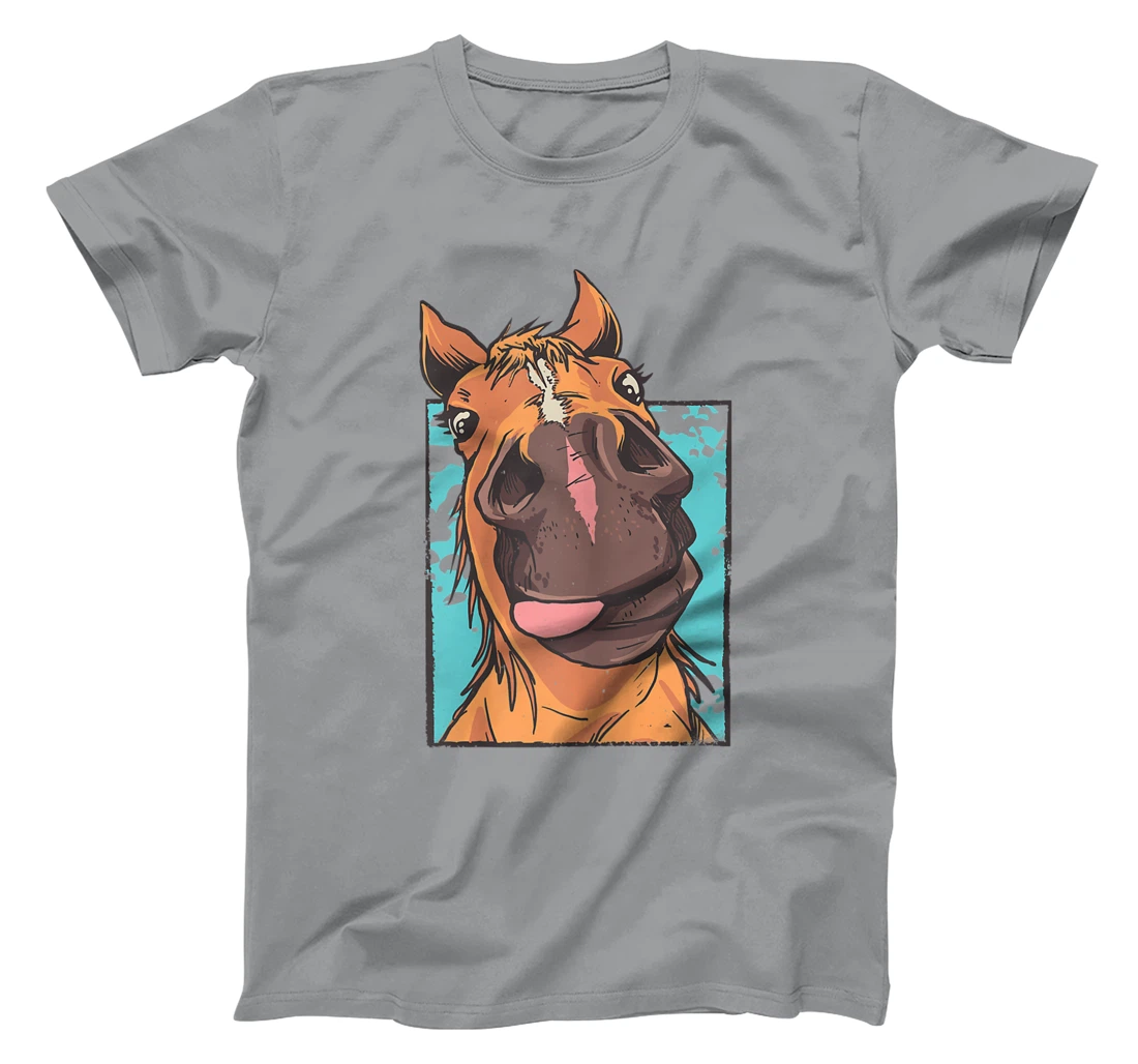 Funny horse lover gifts laughing horse owner funny humour T-Shirt, Kid T-Shirt and Women T-Shirt