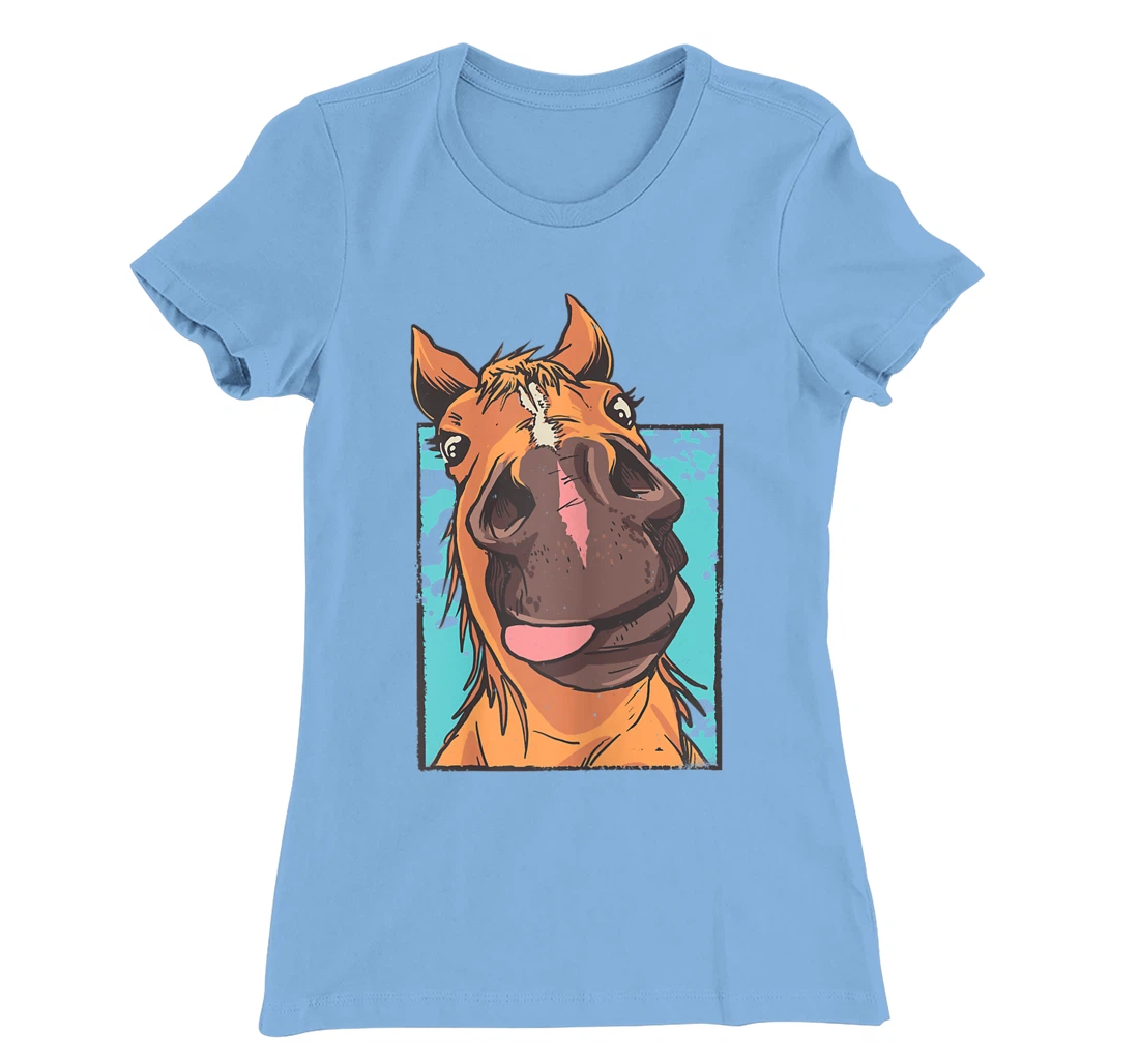 Funny horse lover gifts laughing horse owner funny humour T-Shirt, Kid T-Shirt and Women T-Shirt