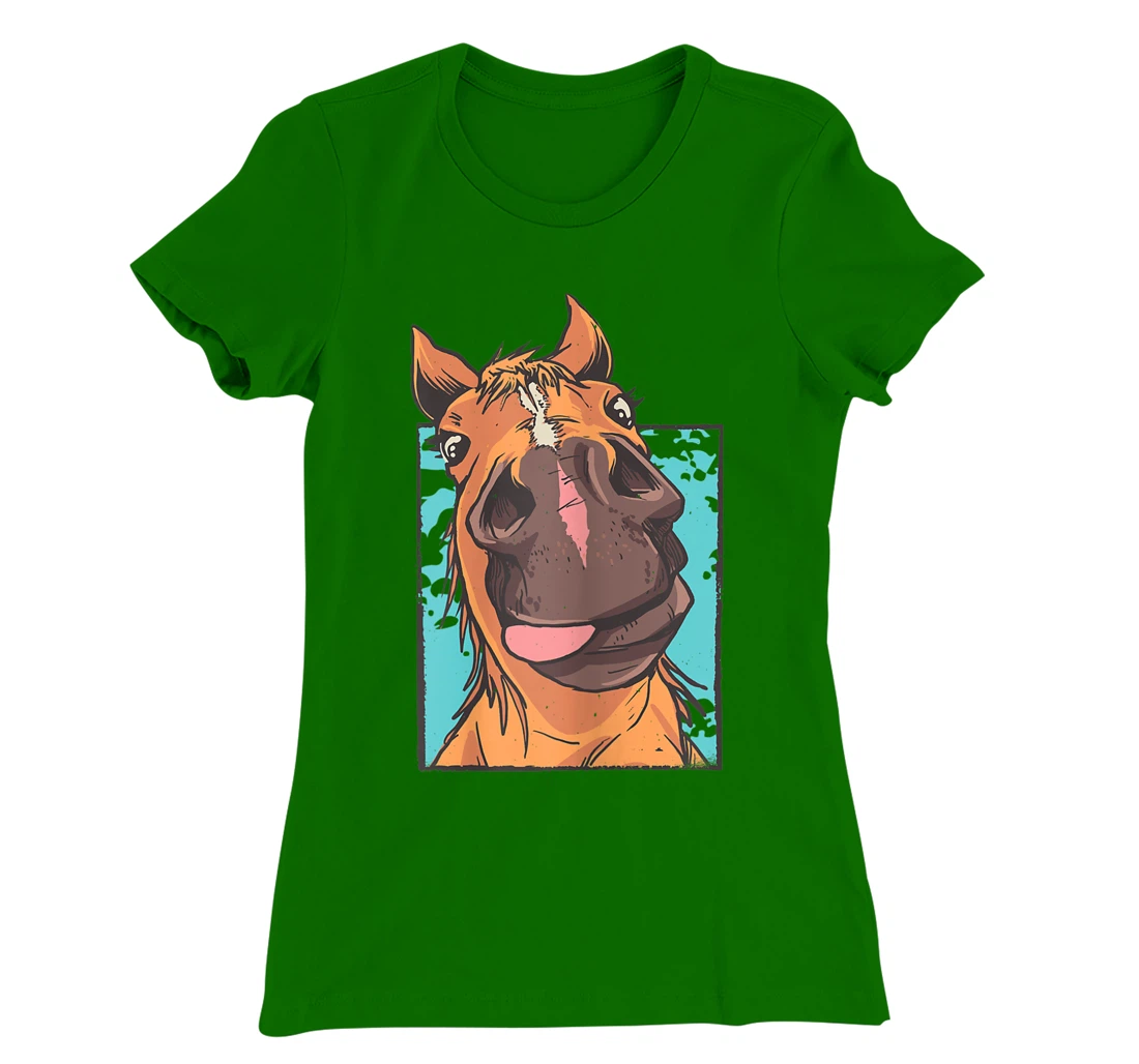 Funny horse lover gifts laughing horse owner funny humour T-Shirt, Kid T-Shirt and Women T-Shirt