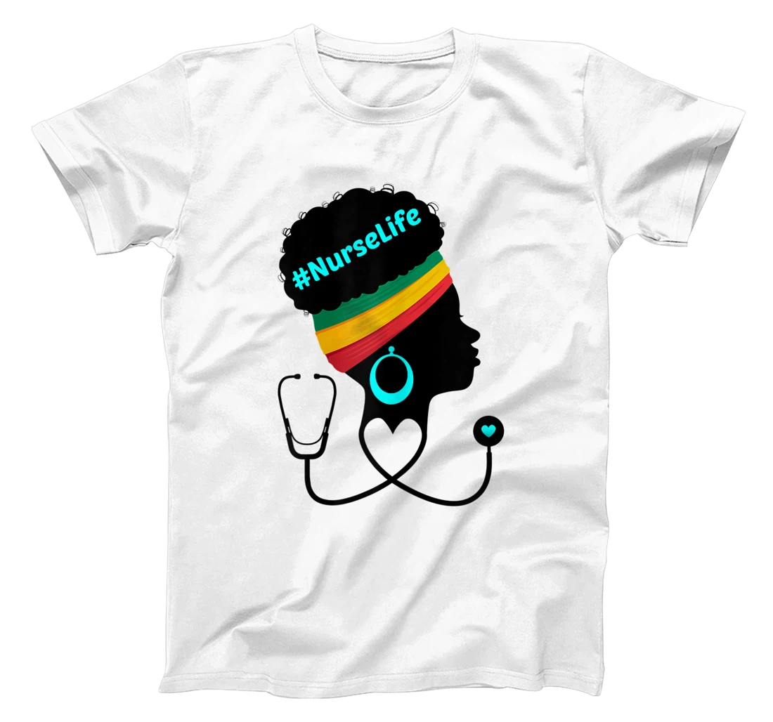 Womens Nurse Life RN LPN CNA Healthcare Stethoscope Heart Nursing T-Shirt, Women T-Shirt