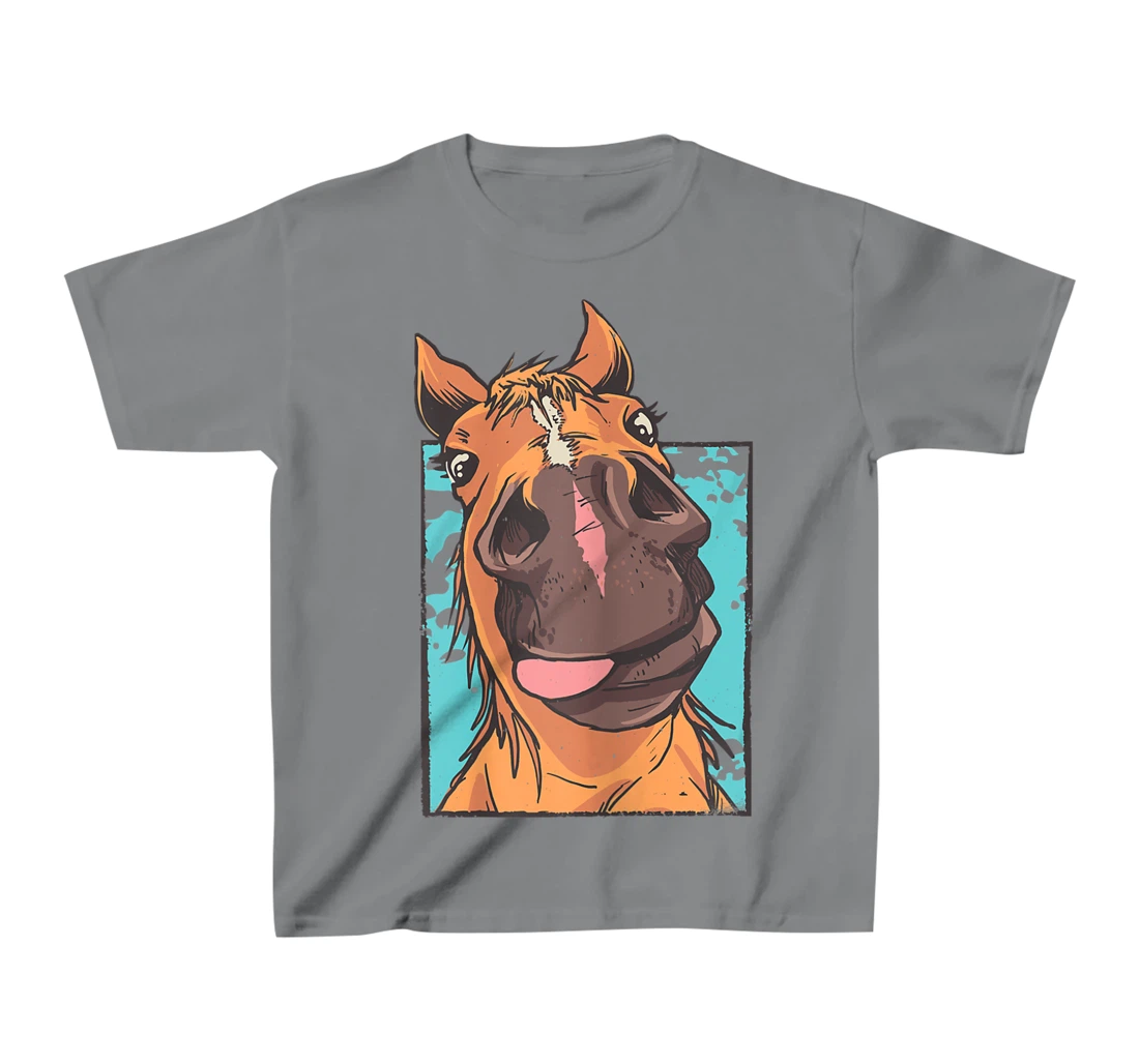 Funny horse lover gifts laughing horse owner funny humour T-Shirt, Kid T-Shirt and Women T-Shirt