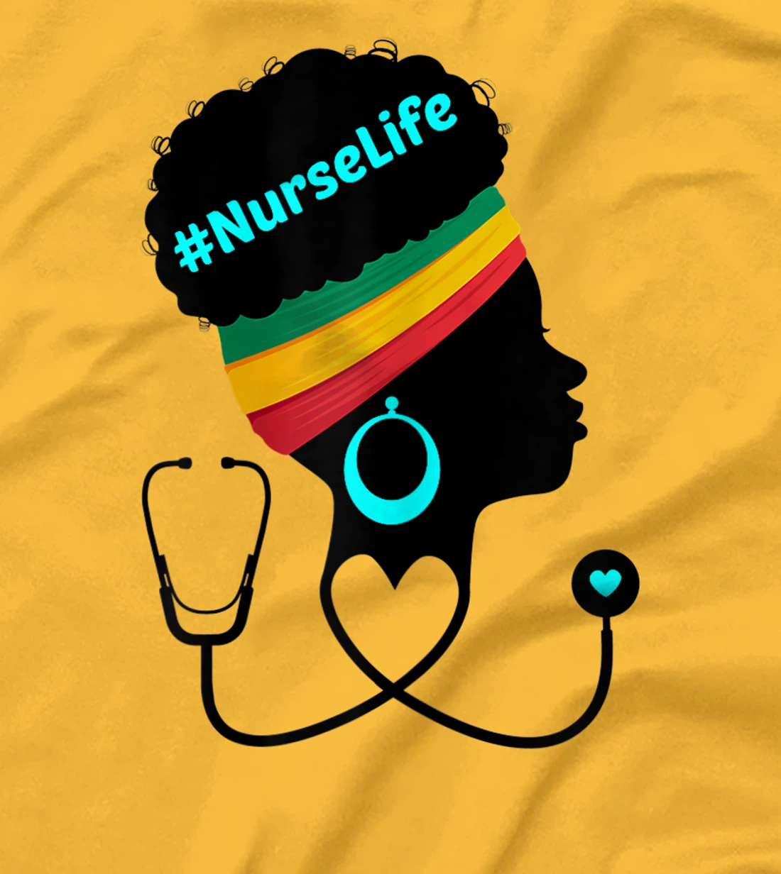 Womens Nurse Life RN LPN CNA Healthcare Stethoscope Heart Nursing T-Shirt, Women T-Shirt