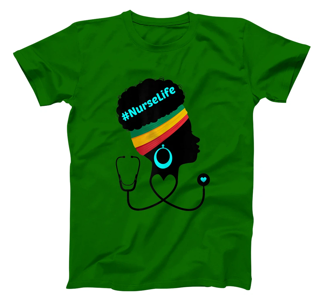 Womens Nurse Life RN LPN CNA Healthcare Stethoscope Heart Nursing T-Shirt, Women T-Shirt