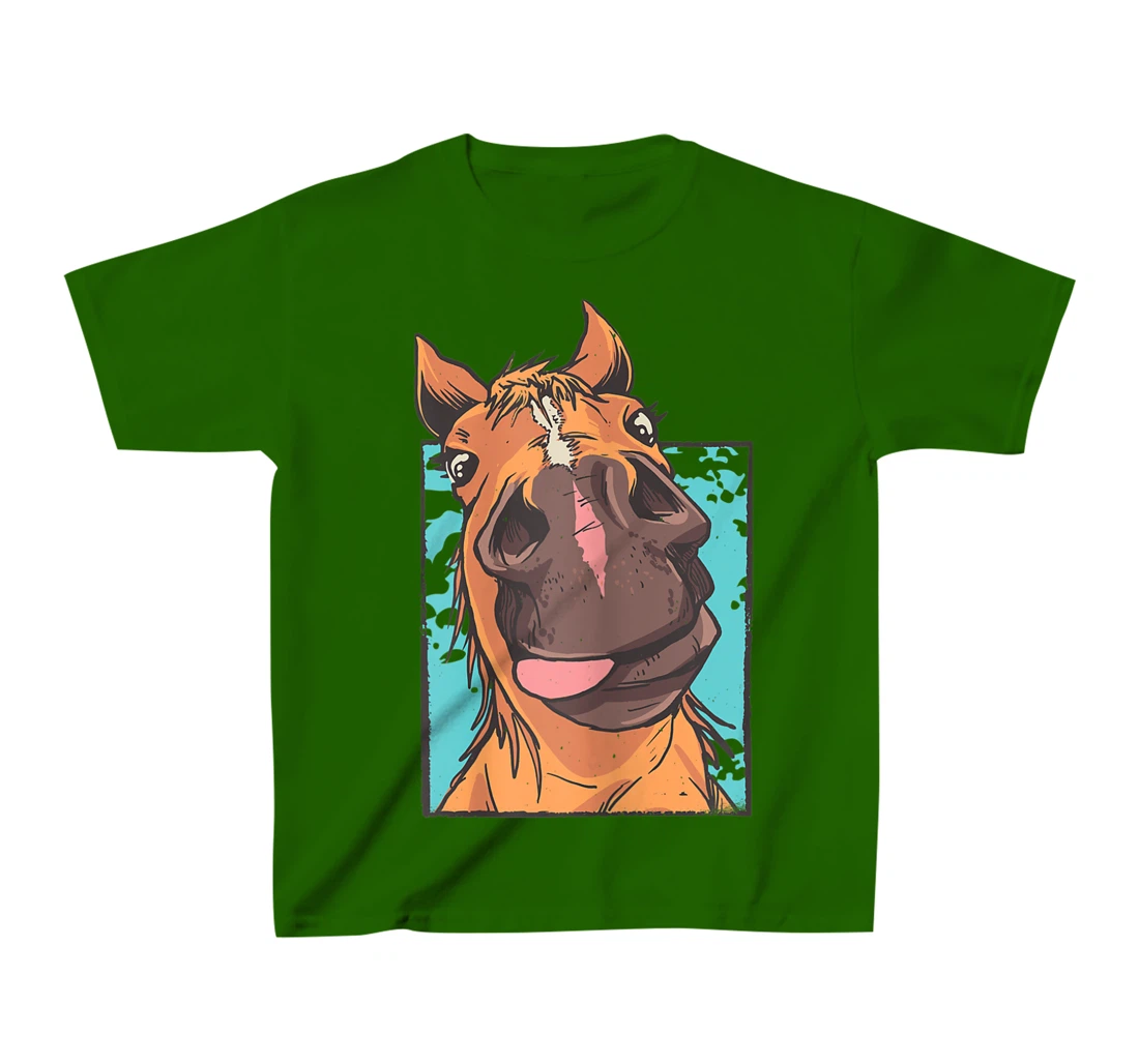 Funny horse lover gifts laughing horse owner funny humour T-Shirt, Kid T-Shirt and Women T-Shirt