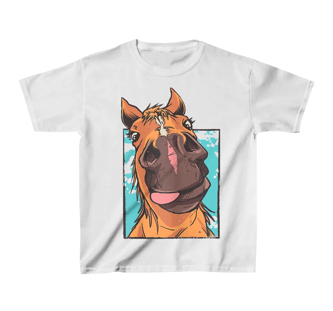 Funny horse lover gifts laughing horse owner funny humour T-Shirt, Kid T-Shirt and Women T-Shirt