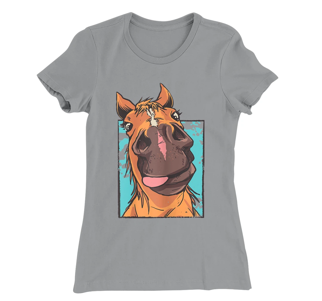 Funny horse lover gifts laughing horse owner funny humour T-Shirt, Kid T-Shirt and Women T-Shirt