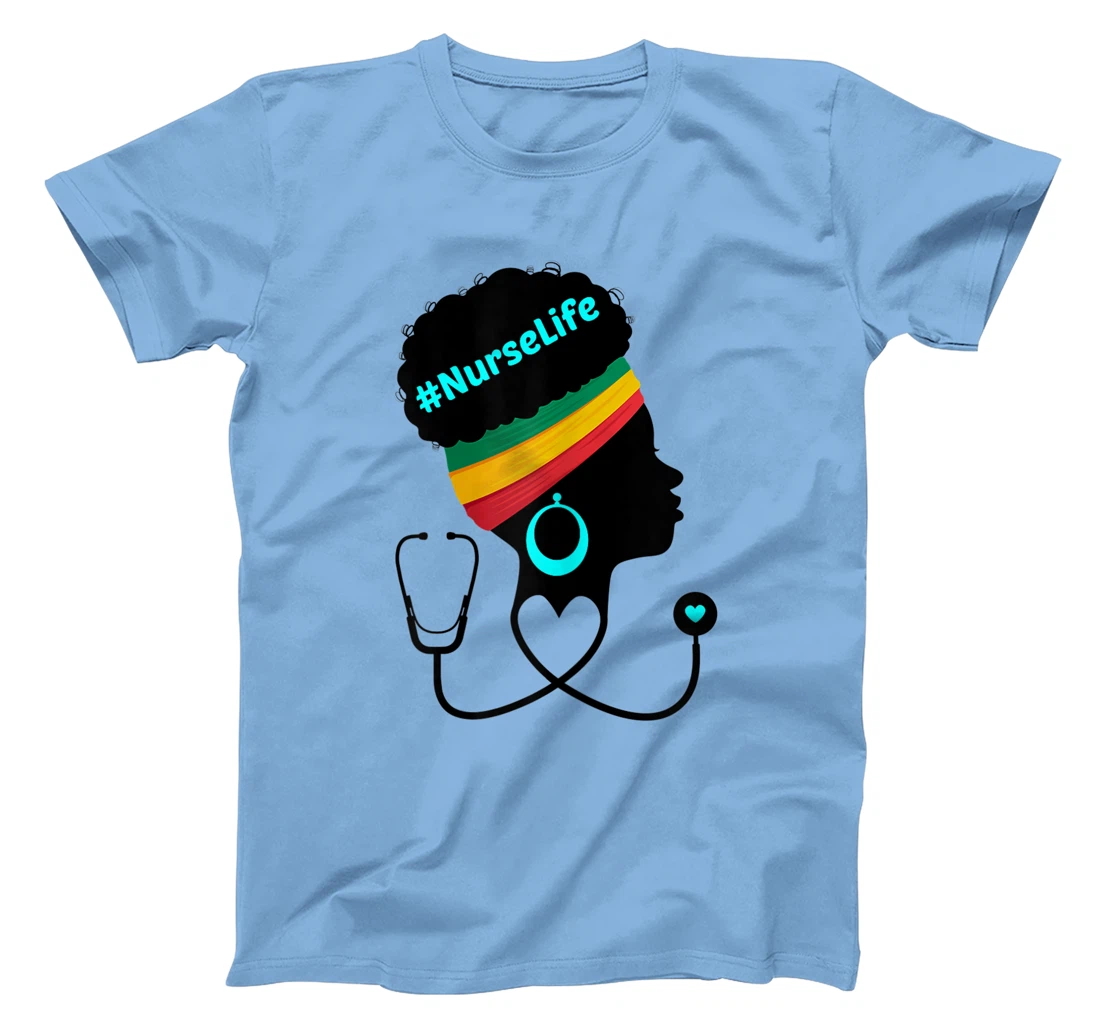 Womens Nurse Life RN LPN CNA Healthcare Stethoscope Heart Nursing T-Shirt, Women T-Shirt