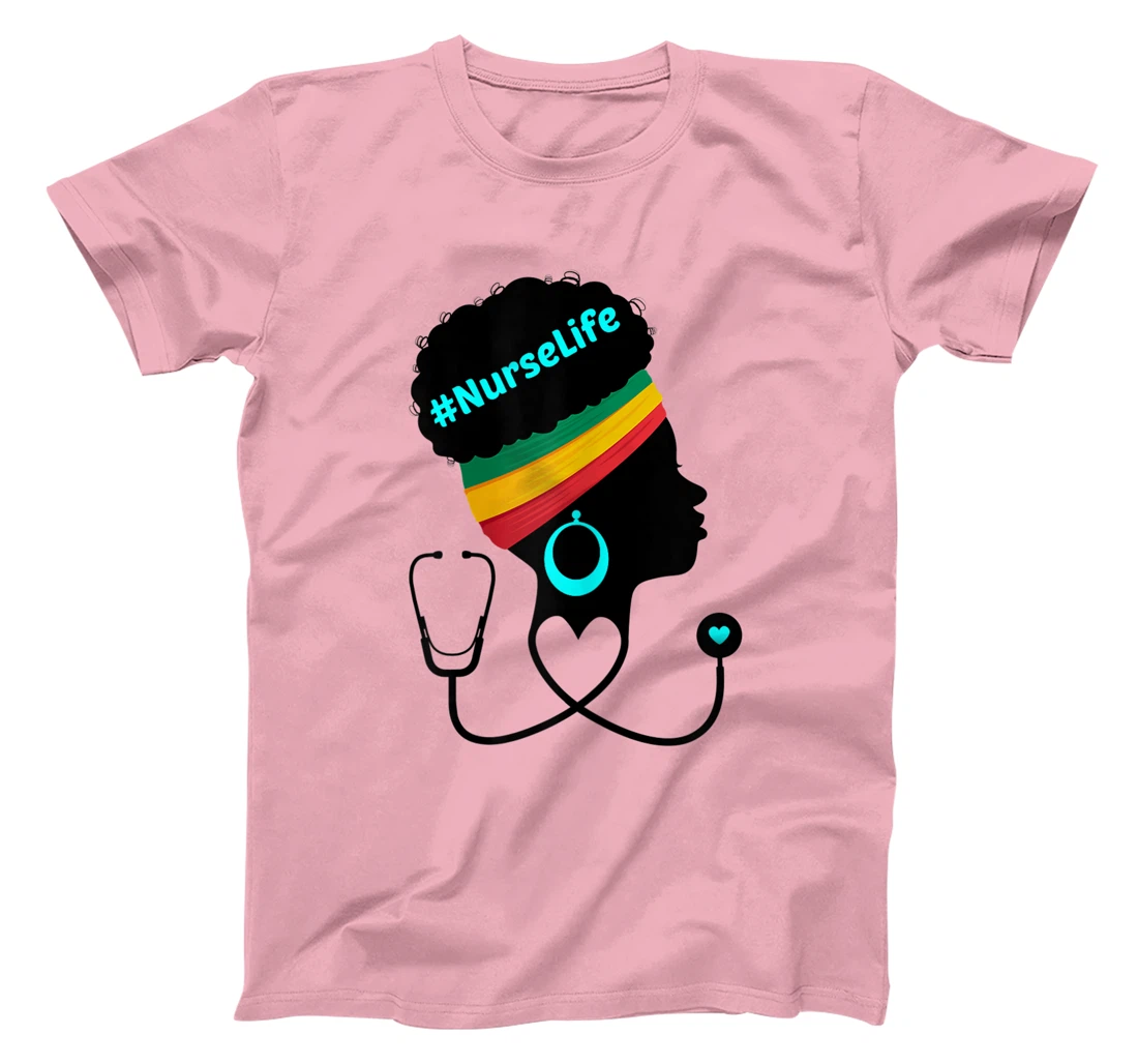 Womens Nurse Life RN LPN CNA Healthcare Stethoscope Heart Nursing T-Shirt, Women T-Shirt