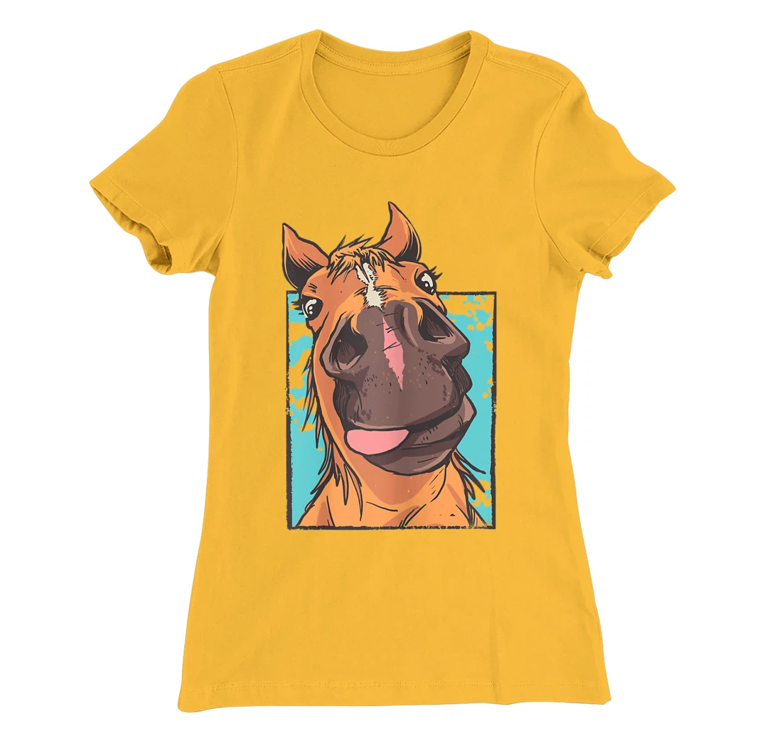 Funny horse lover gifts laughing horse owner funny humour T-Shirt, Kid T-Shirt and Women T-Shirt